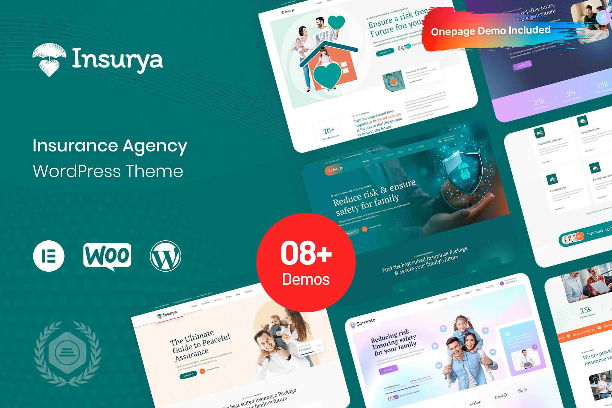 Download Insurya - Insurance WordPress Theme GPL WordPress Plugin