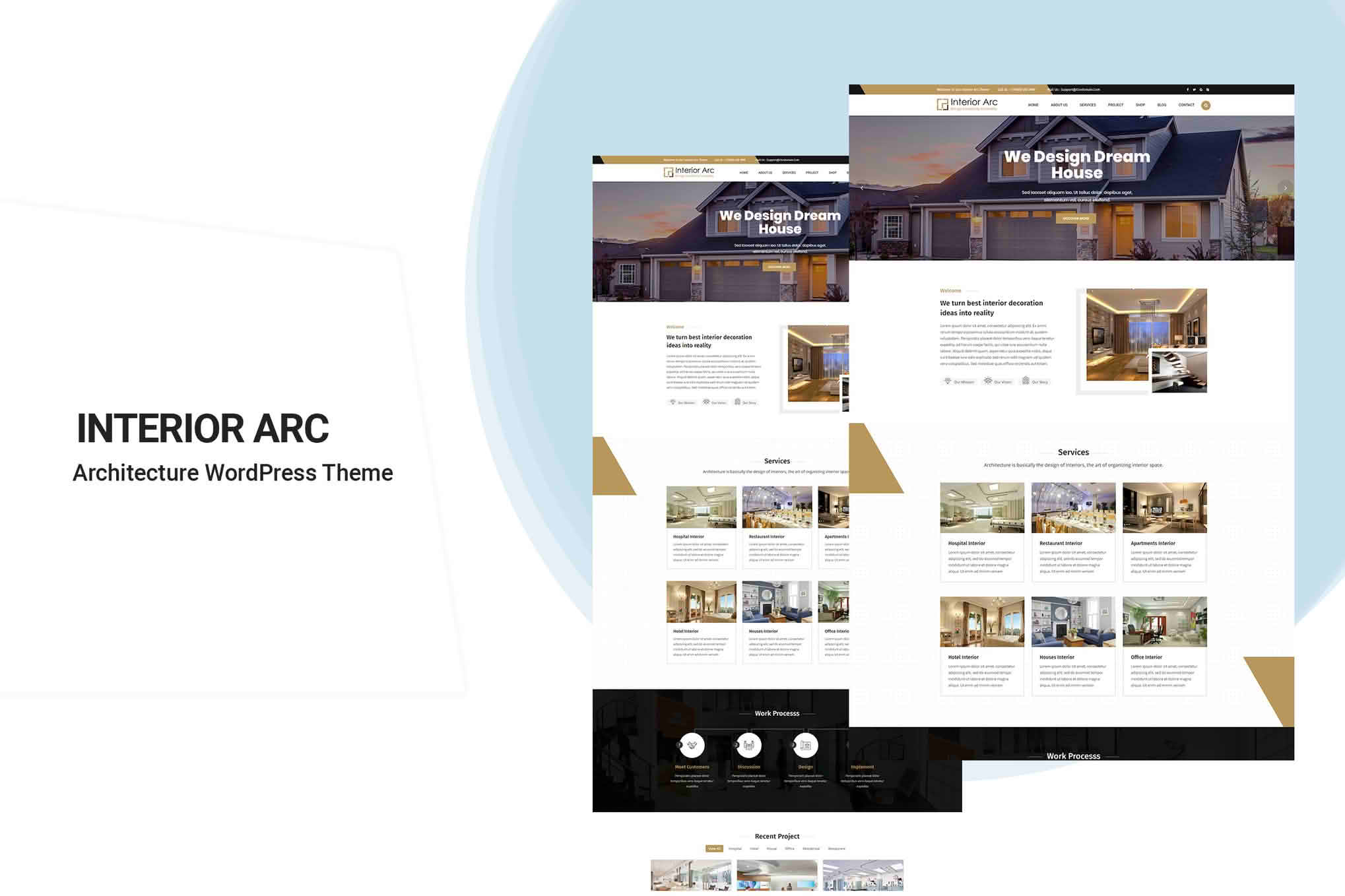 Download Interior Arc - Architecture WordPress Theme GPL WordPress Plugin