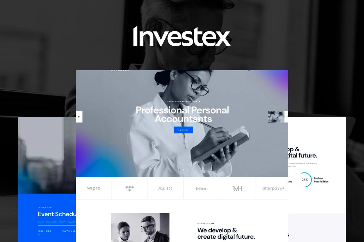 Download Investex - Corporate Business & Accounting WordPress Theme GPL WordPress Plugin