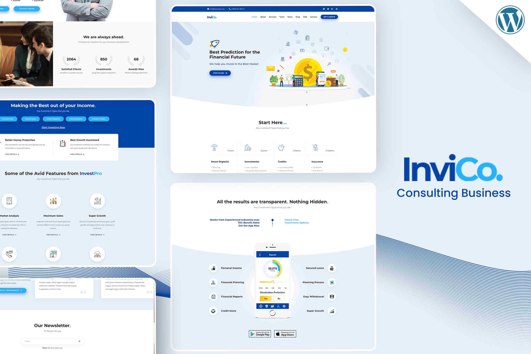 Download Invico - WordPress Consulting Business Theme GPL WordPress Plugin