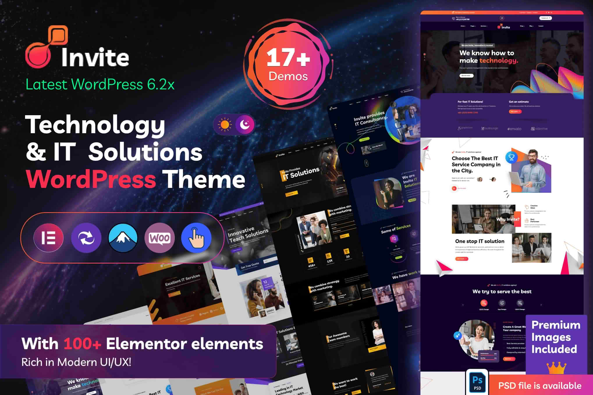 Download Invite - IT Solutions & Technology WordPress Theme GPL WordPress Plugin