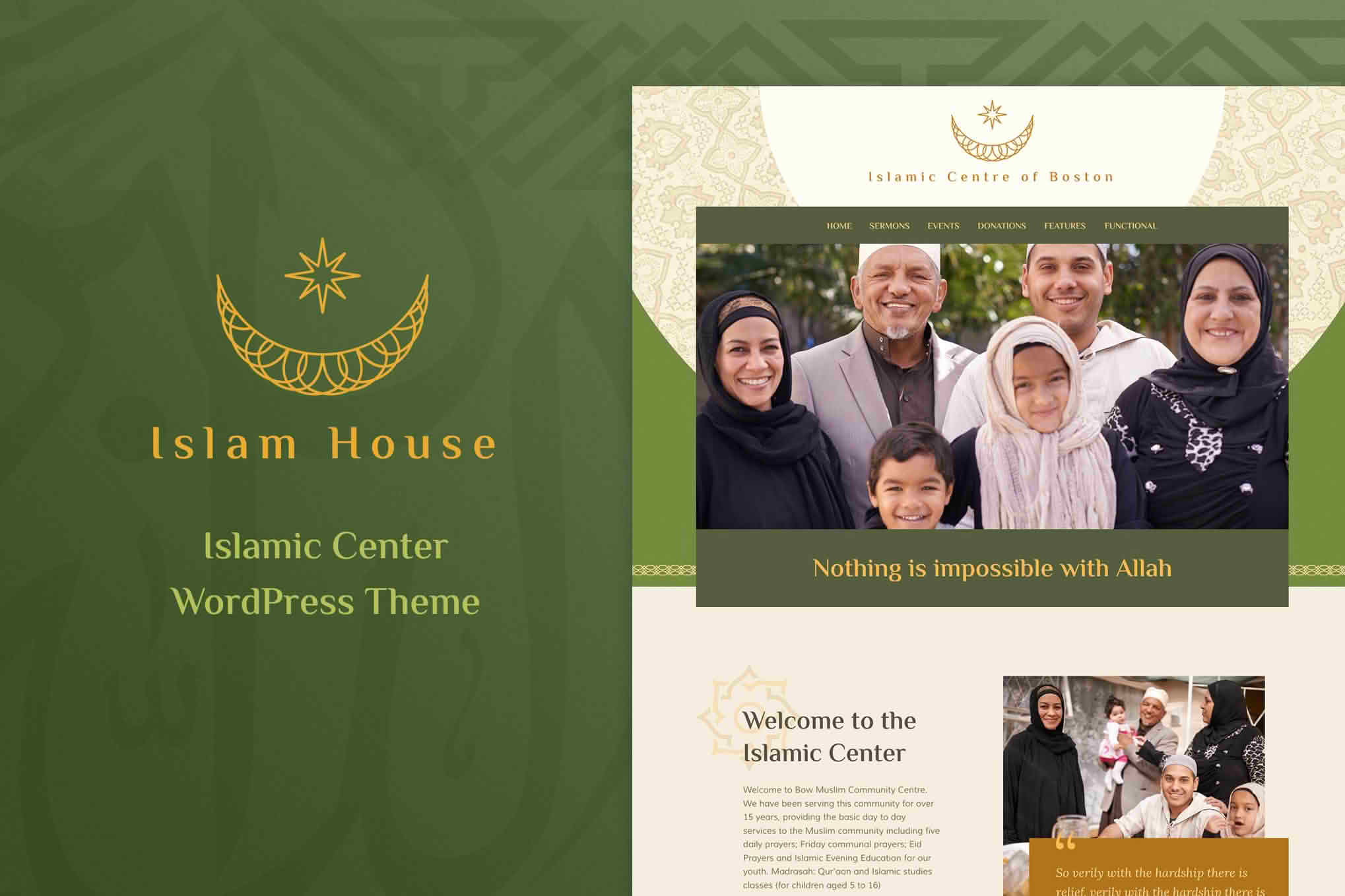 Download Islam House - Mosque and Religion WordPress Theme GPL WordPress Plugin