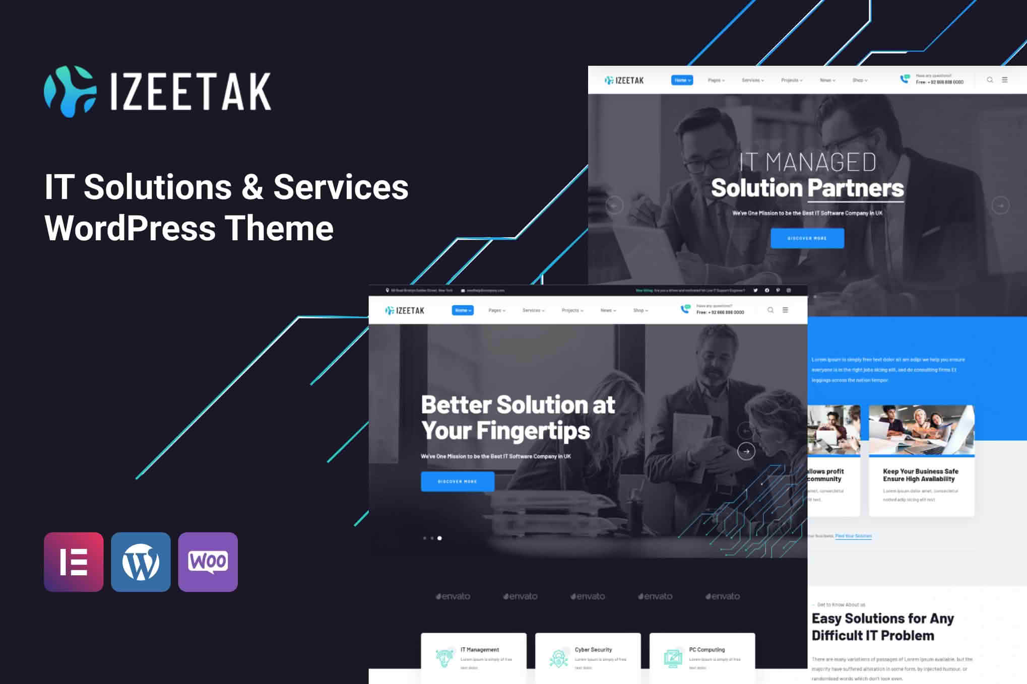 Download Izeetak – IT Solutions & Services WordPress Theme GPL WordPress Plugin