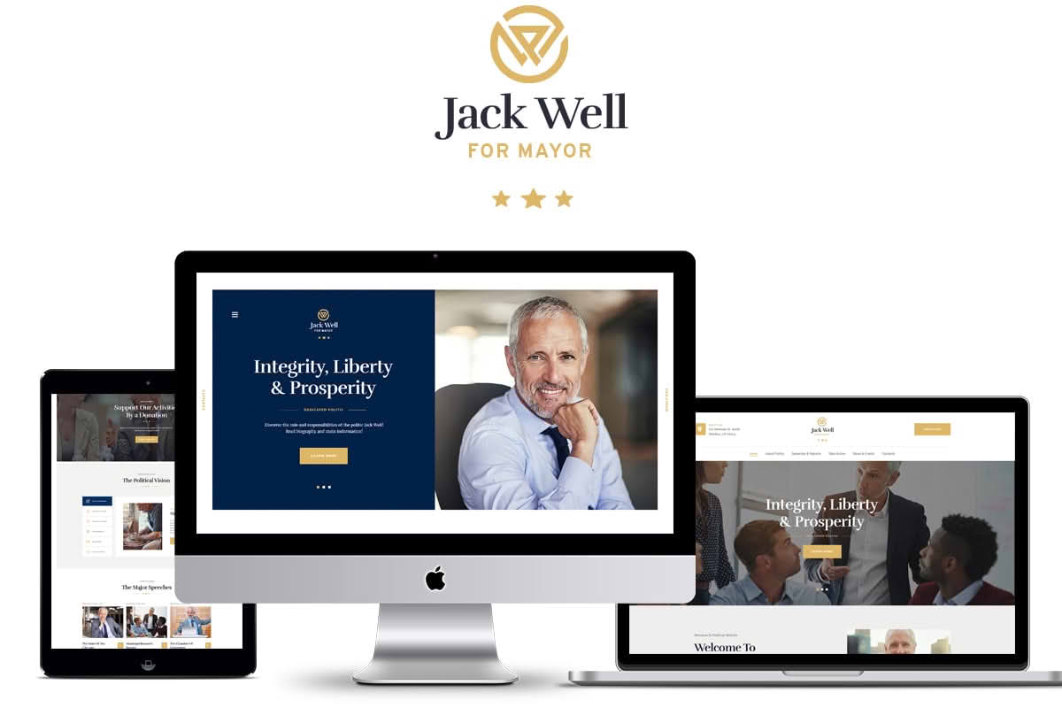 Download Jack Well | Elections Campaign & Political WordPress Theme GPL WordPress Plugin