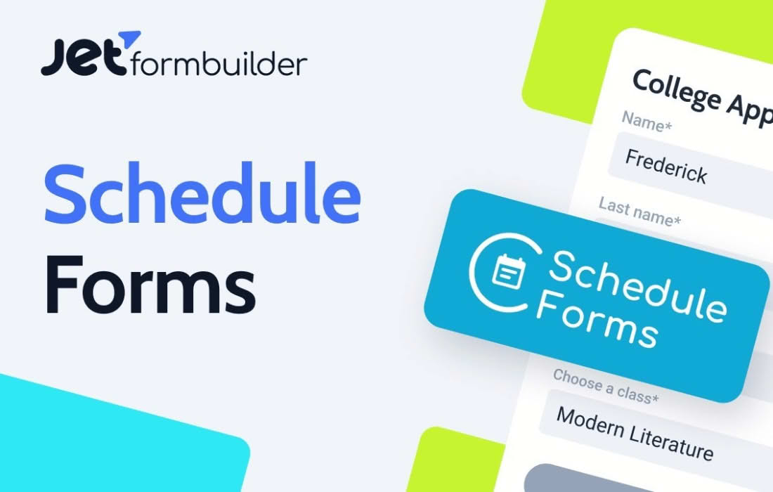 Download JetFormBuilder Schedule Forms