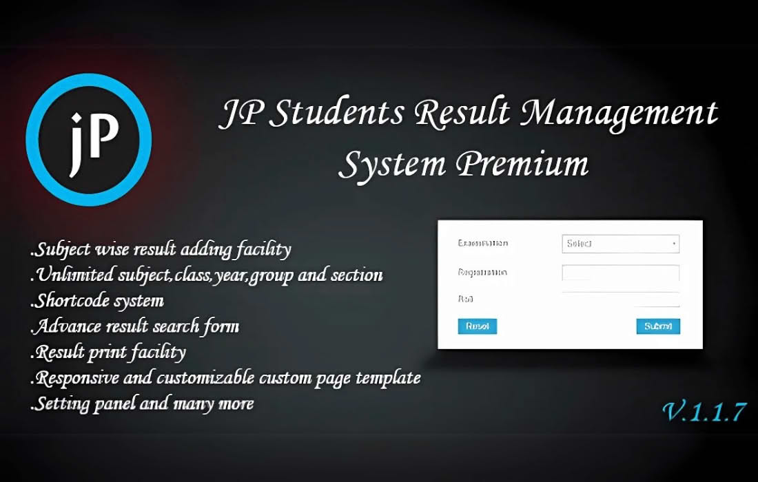 Download JP Students Result Management System Premium