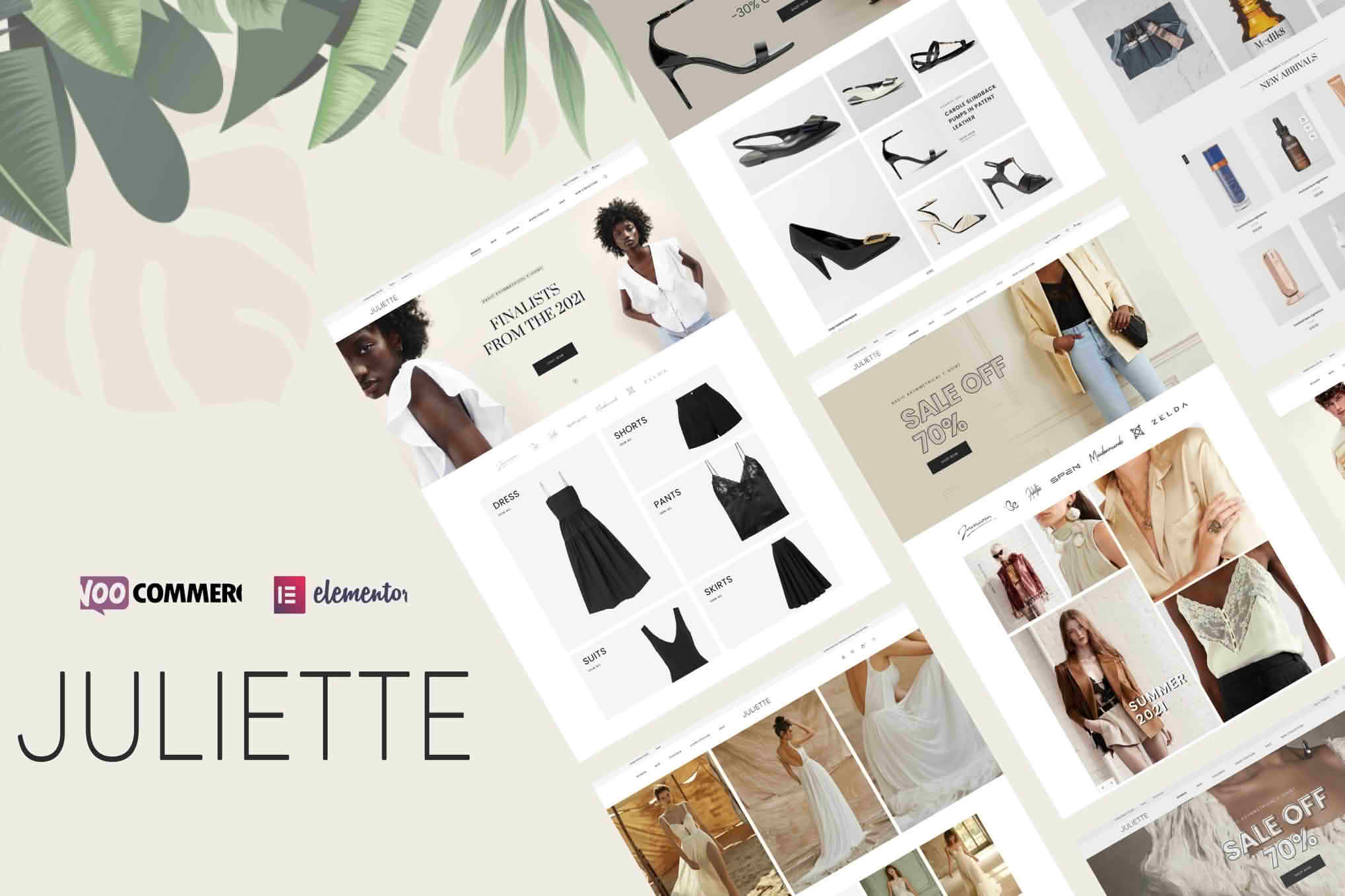 Download Juliette - Elementor WooCommerce Theme GPL WordPress Plugin