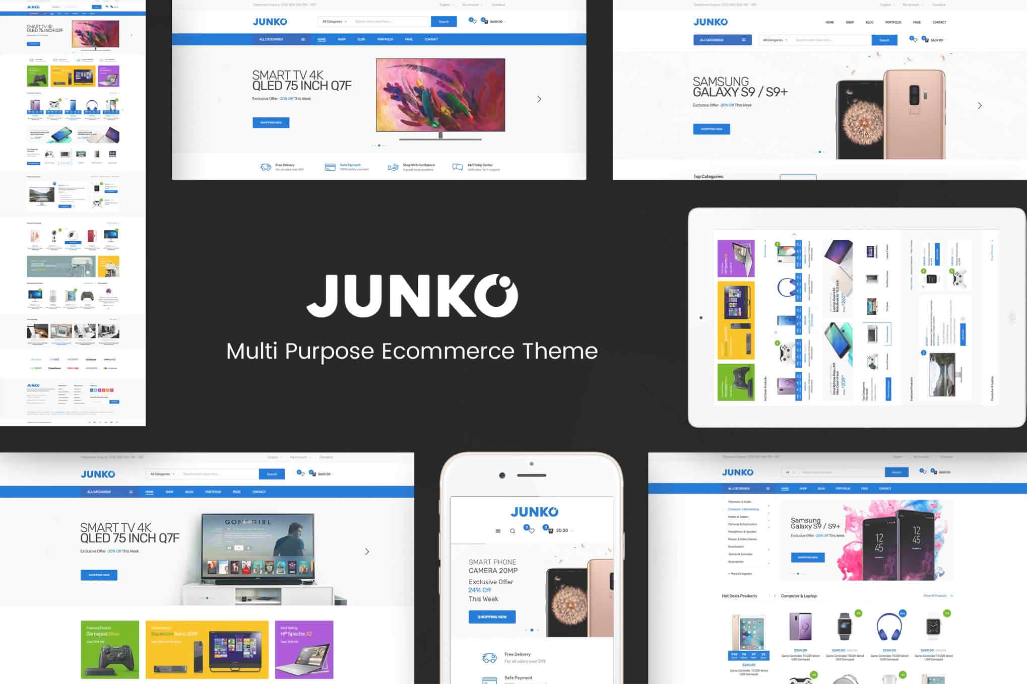 Download Junko - Technology Theme for WooCommerce WordPress GPL WordPress Plugin