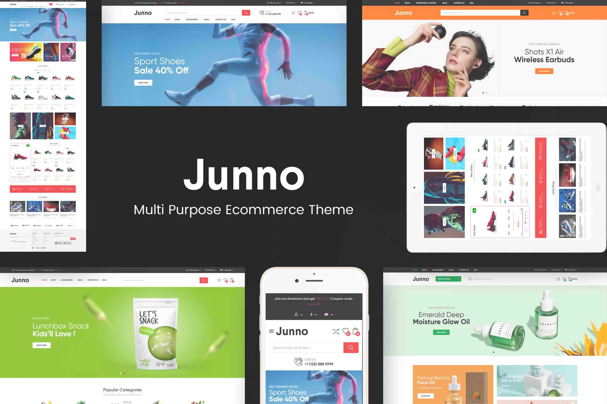 Download Junno - Multipurpose WooCommerce WordPress Theme GPL WordPress Plugin