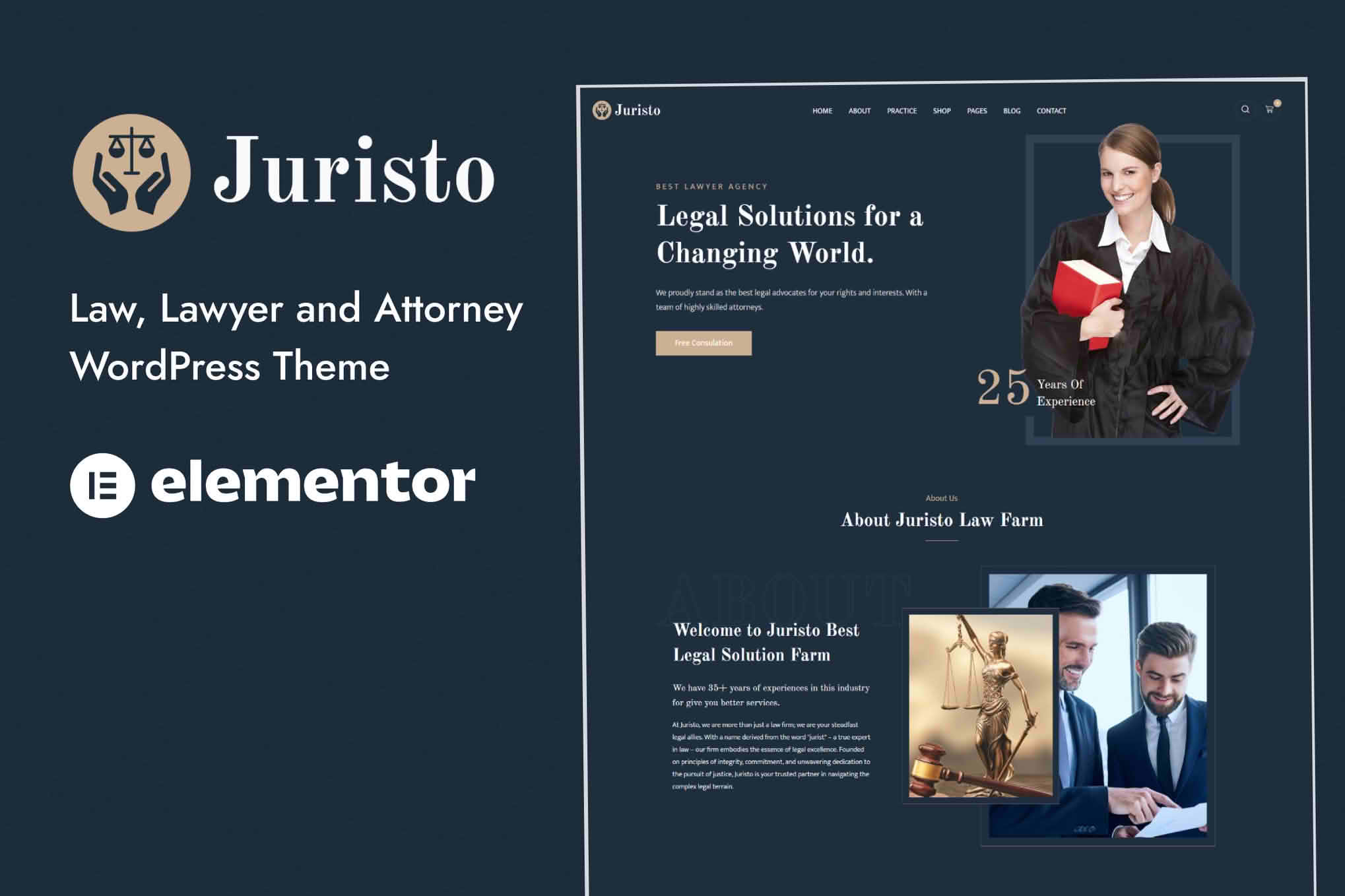 Download Juristo - Lawyer & Attorney WordPress Theme GPL WordPress Plugin