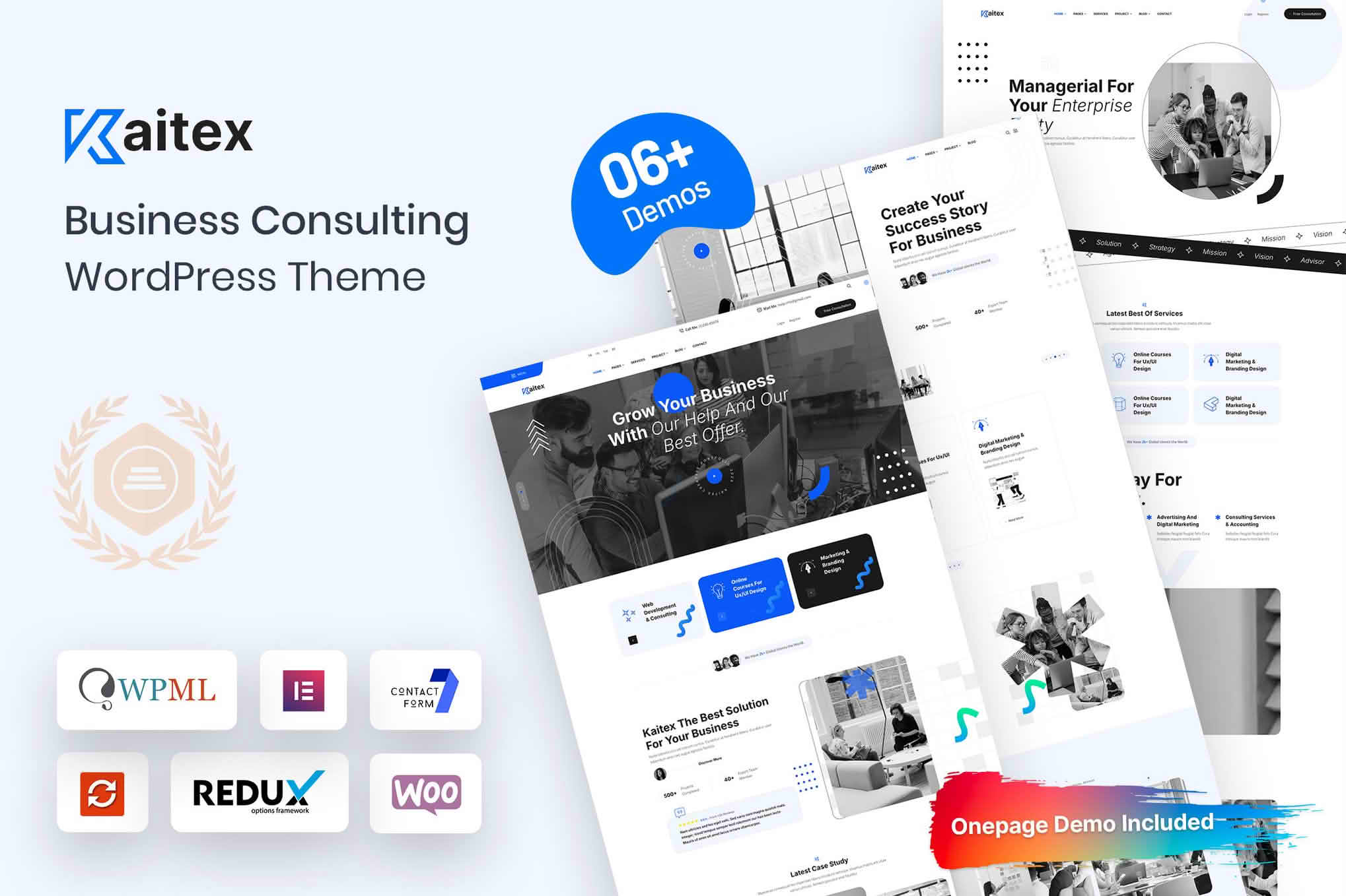 Download Kaitex - Business Consulting WordPress Theme GPL WordPress Plugin
