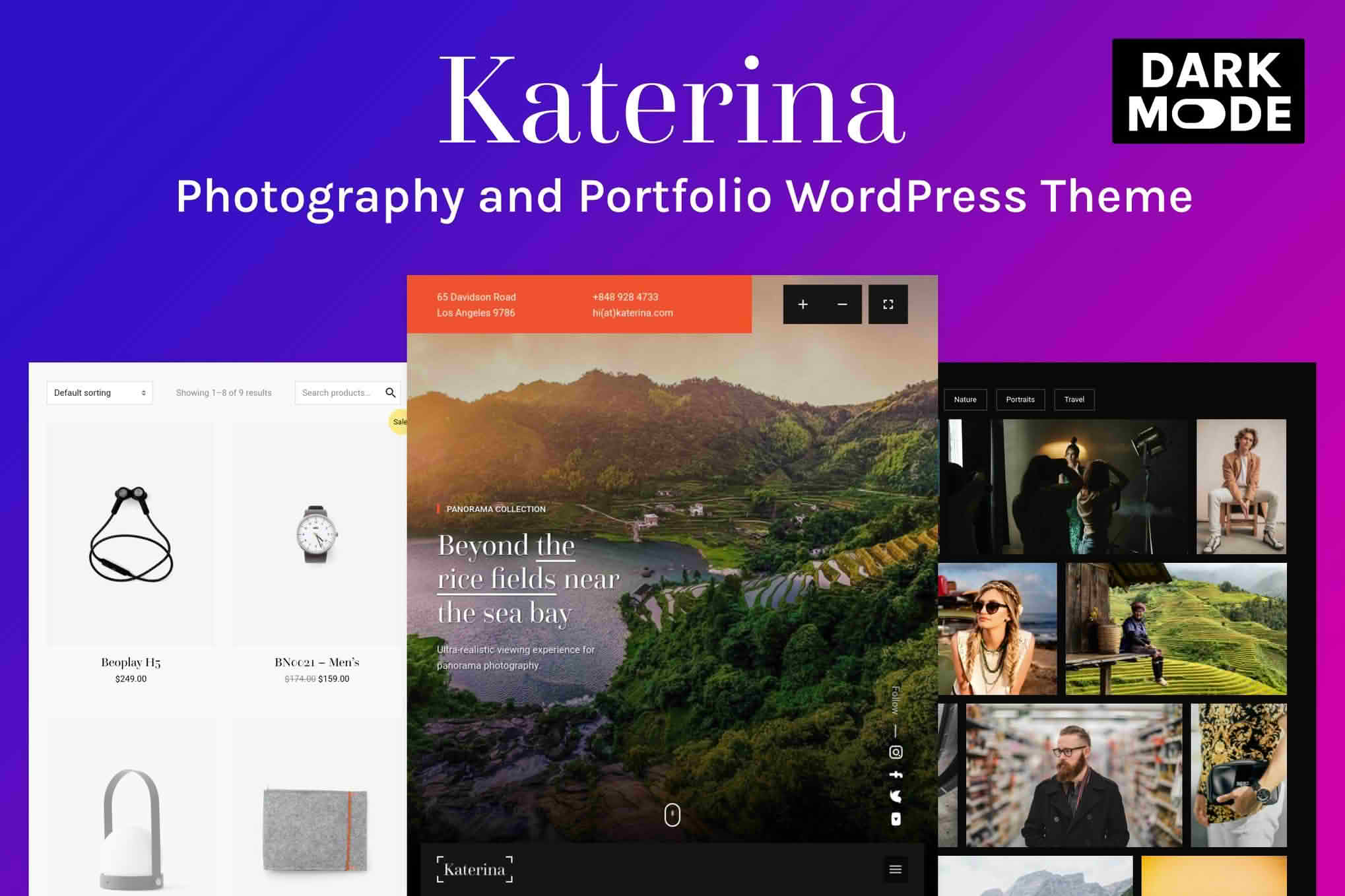 Download Katerina - Photography & Portfolio WordPress Theme GPL WordPress Plugin