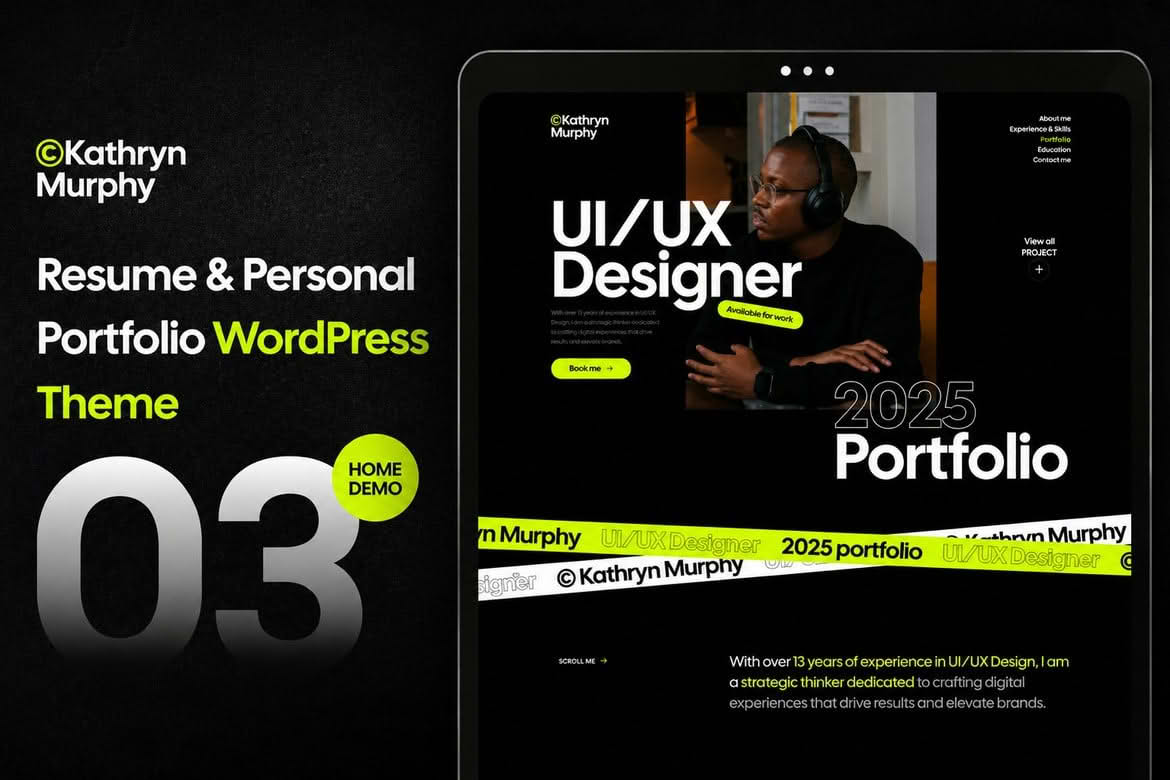 Kathryn - Portfolio & Photography WP Theme
