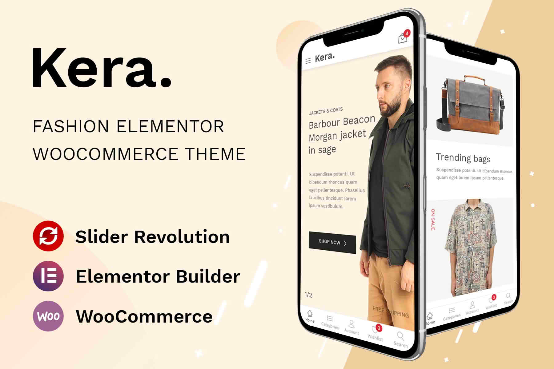 Download Kera - Fashion Elementor WooCommerce Theme GPL WordPress Plugin