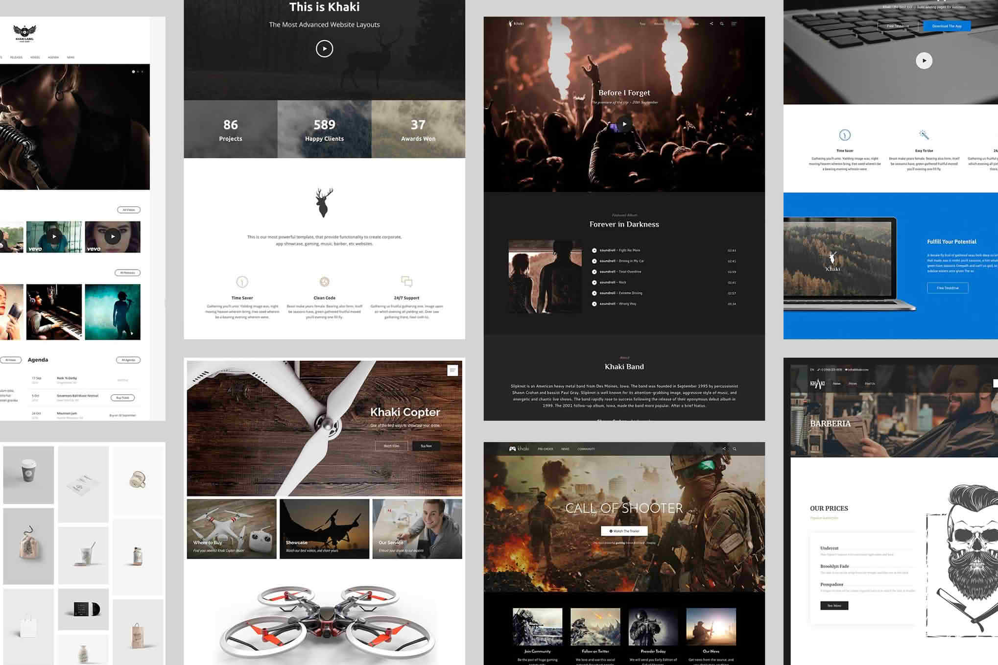 Download Khaki | Responsive Multi-Purpose WordPress Theme GPL WordPress Plugin