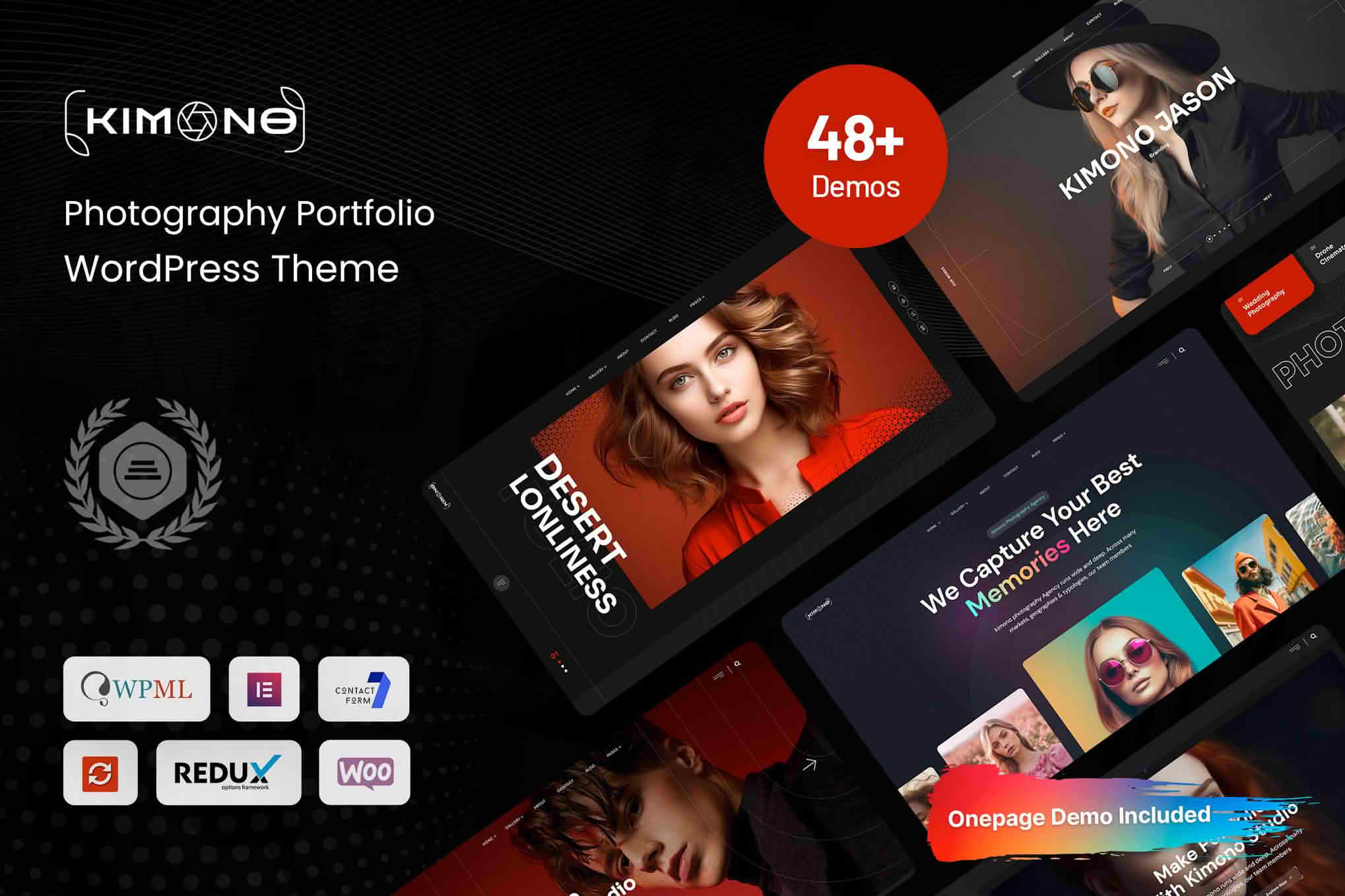 Download Kimono - Photography Portfolio WordPress Theme GPL WordPress Plugin