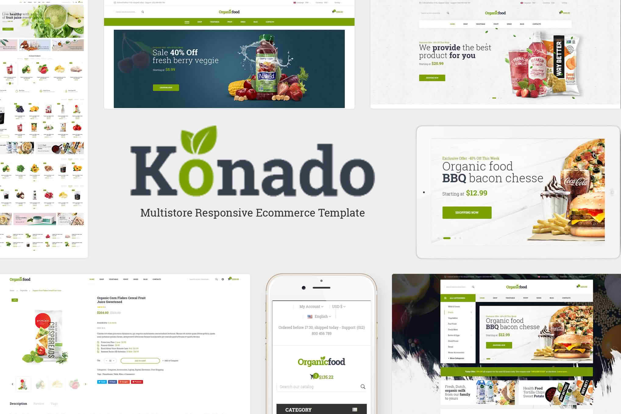 Download Konado - Organic Theme for WooCommerce WordPress GPL WordPress Plugin