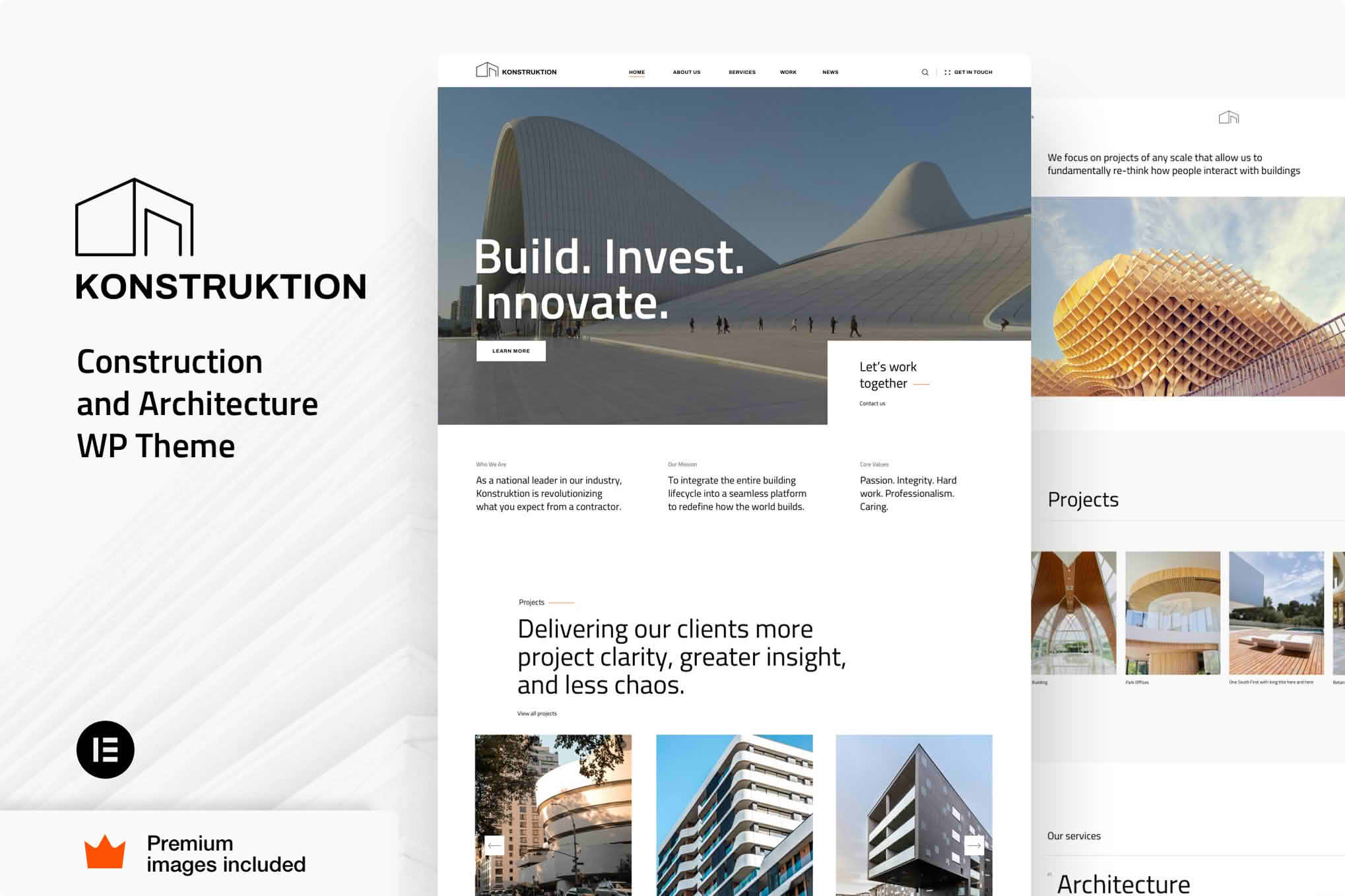 Download Konstruktion - Construction and Architecture GPL WordPress Plugin