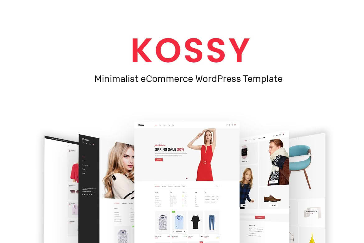 Download Kossy - Minimalist eCommerce WordPress Theme GPL WordPress Plugin