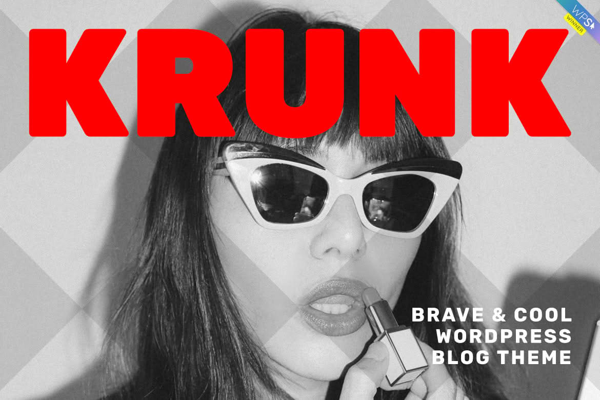 Download Krunk - Brave & Cool WordPress Blog Theme GPL WordPress Plugin