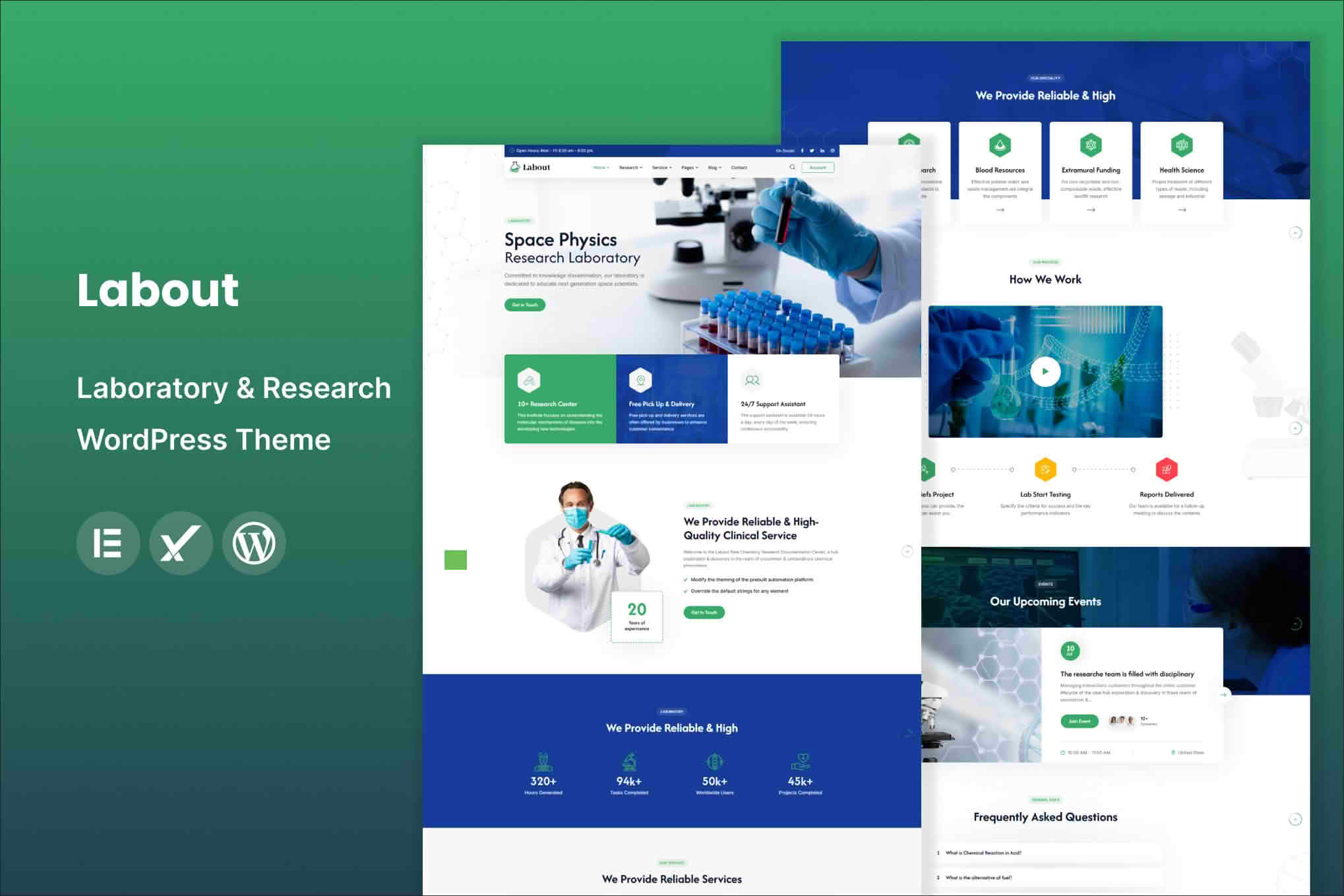 Download Labout – Laboratory & Research WordPress Theme GPL WordPress Plugin