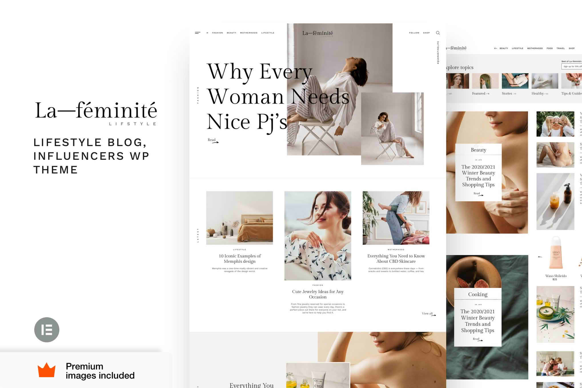 Download LaFeminite - Lifestyle Blog GPL WordPress Plugin