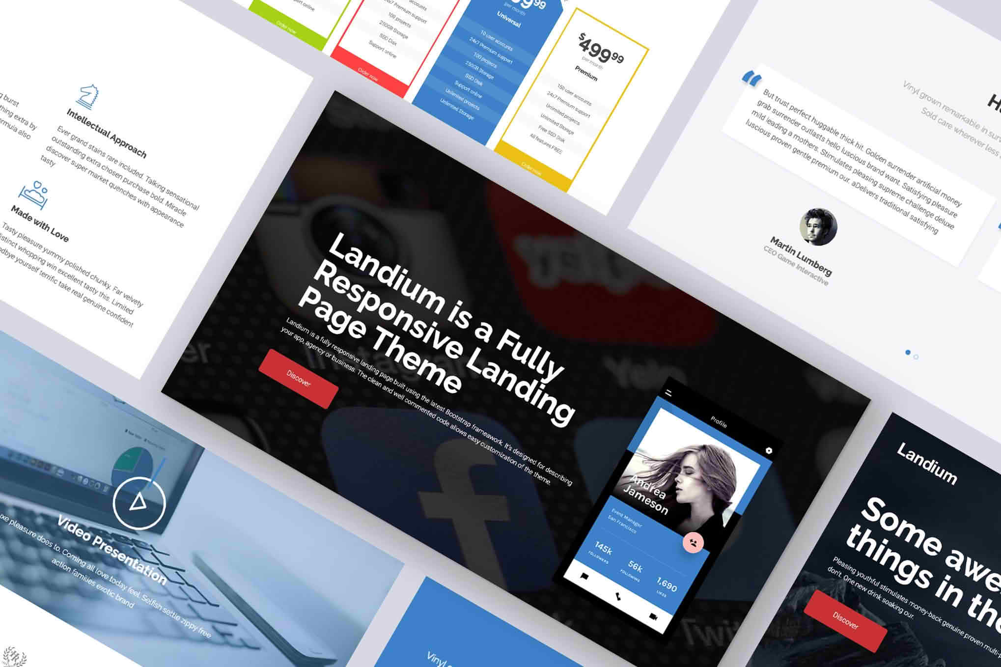 Download Landium - APP Landing Page WordPress GPL WordPress Plugin
