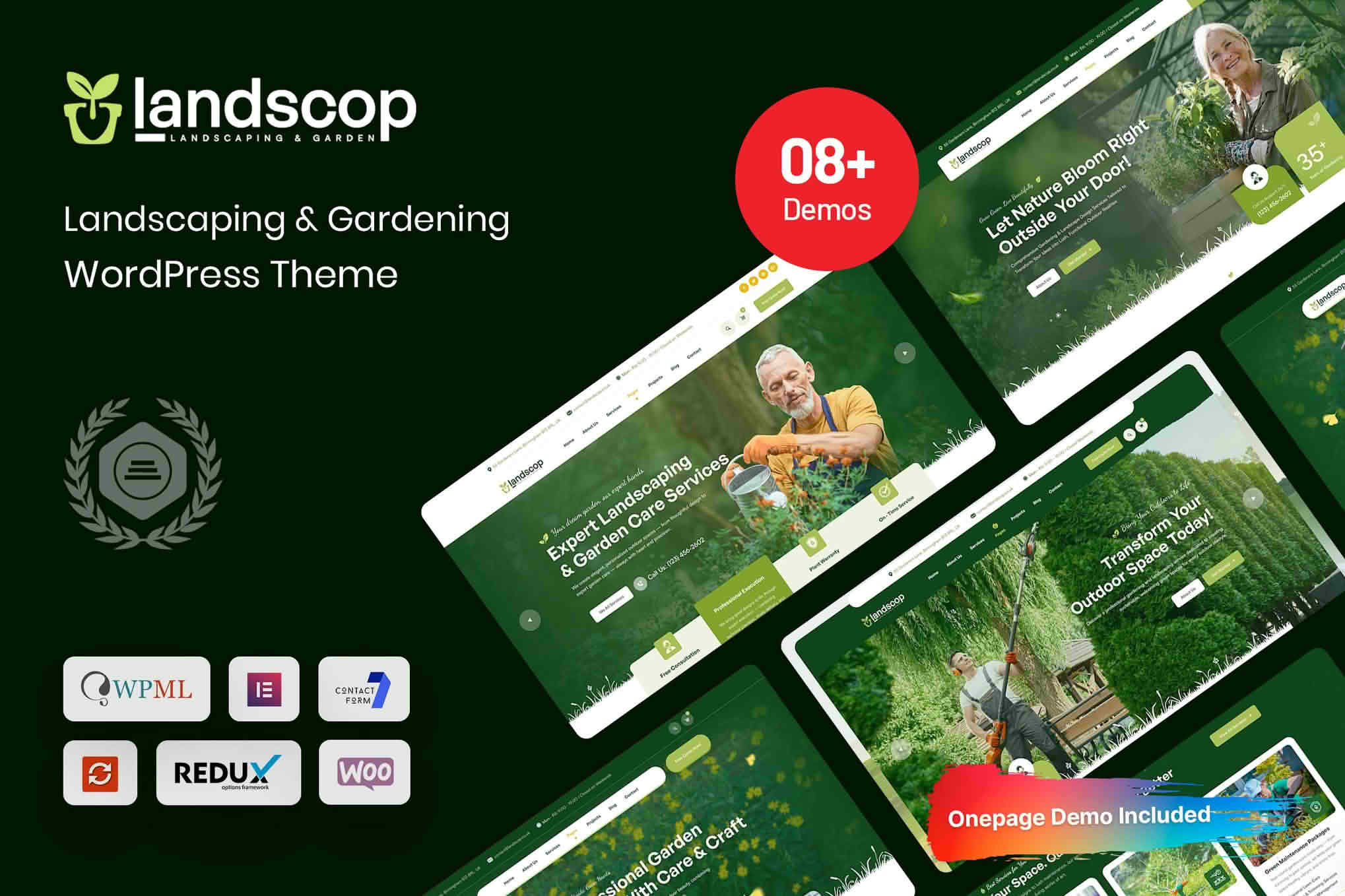 Landscop - Landscaping & Gardening WordPress Theme