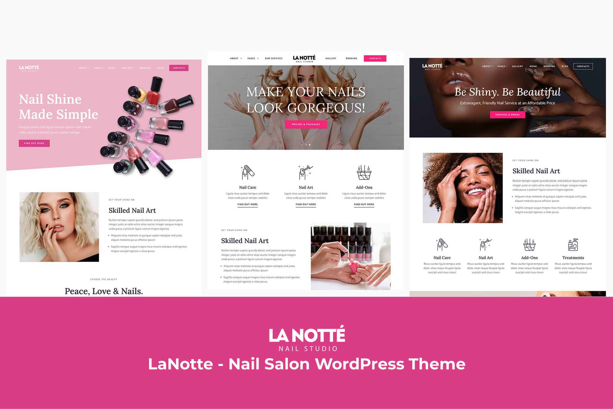 Download LaNotte - Nail Salon WordPress Theme GPL WordPress Plugin