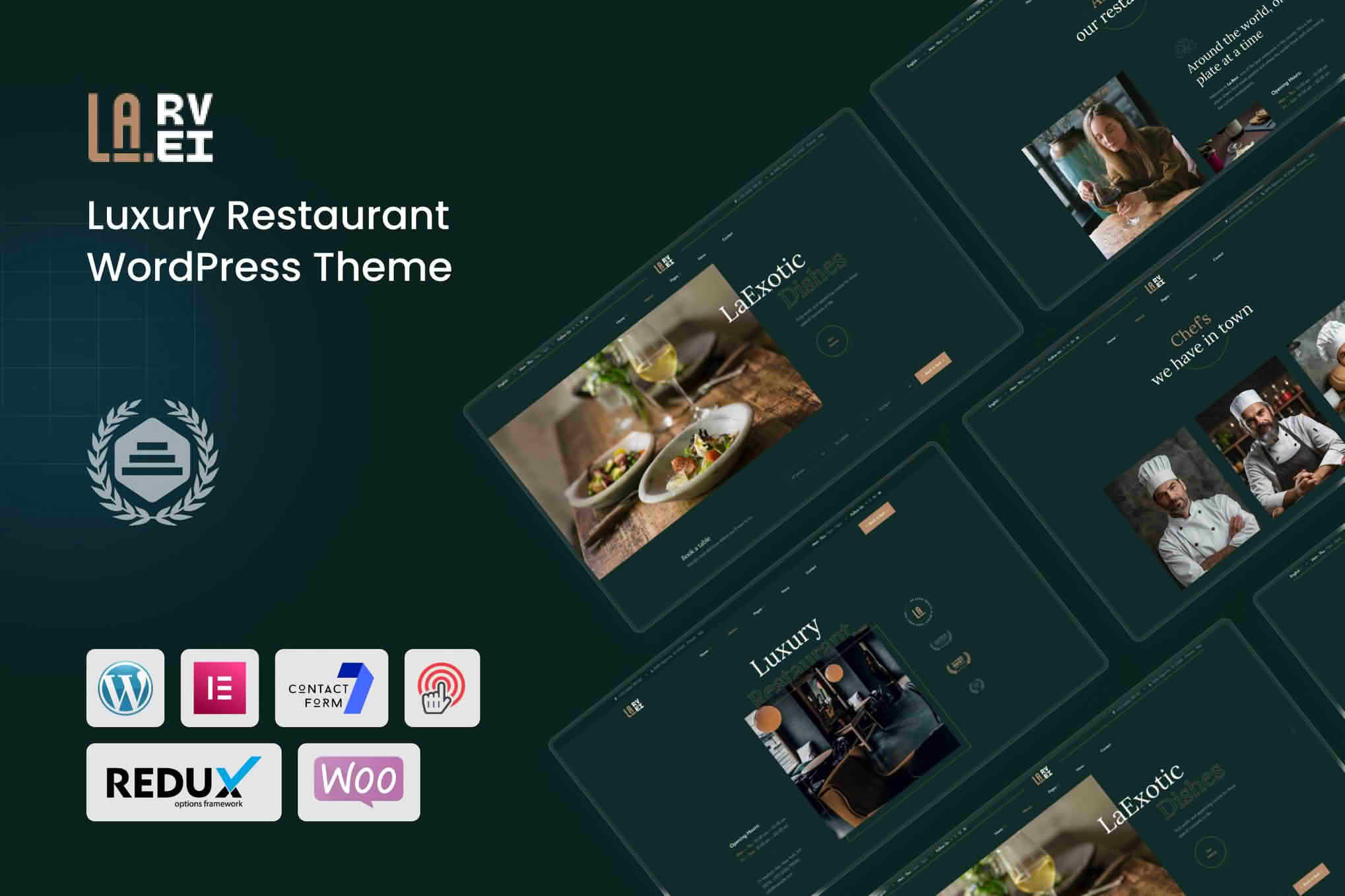 Download La.Revi - Luxury Restaurant WordPress Theme GPL WordPress Plugin