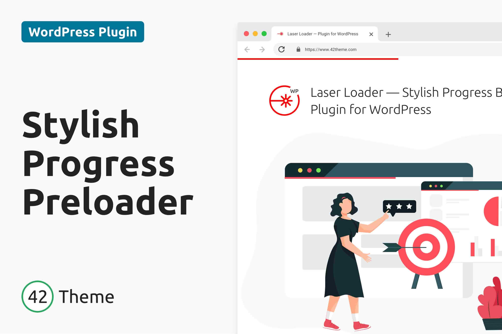 Download Laser Loader - Stylish Progress Bar Preloader