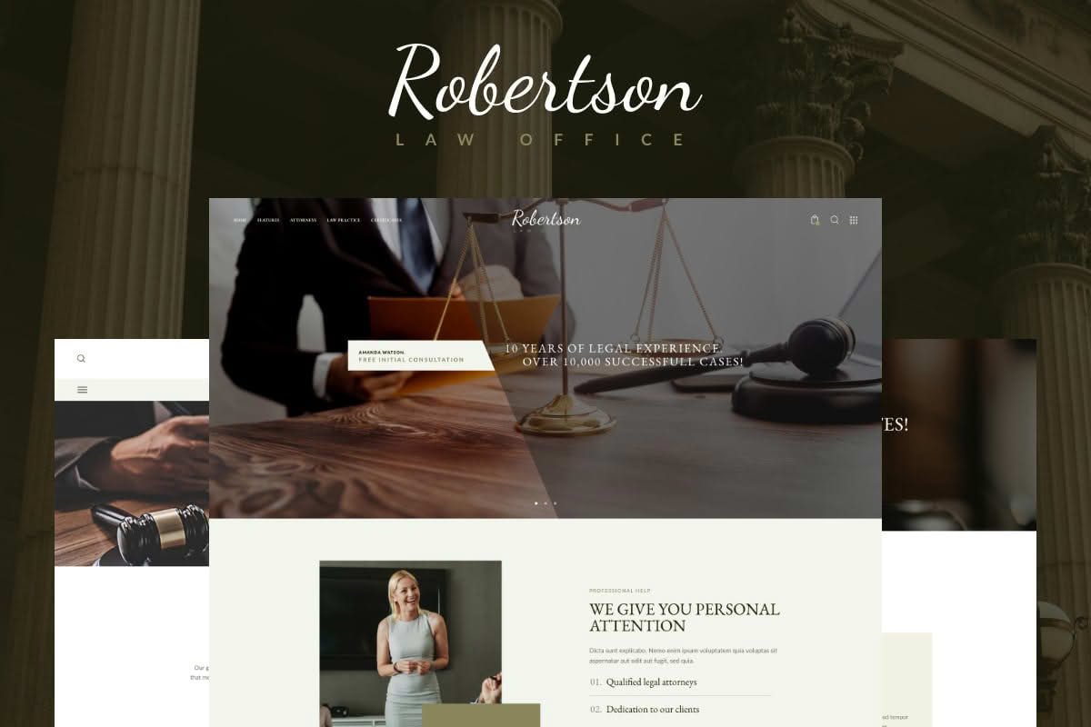 Download Law Office | Attorney & Legal Adviser WordPress Theme + RTL GPL WordPress Plugin