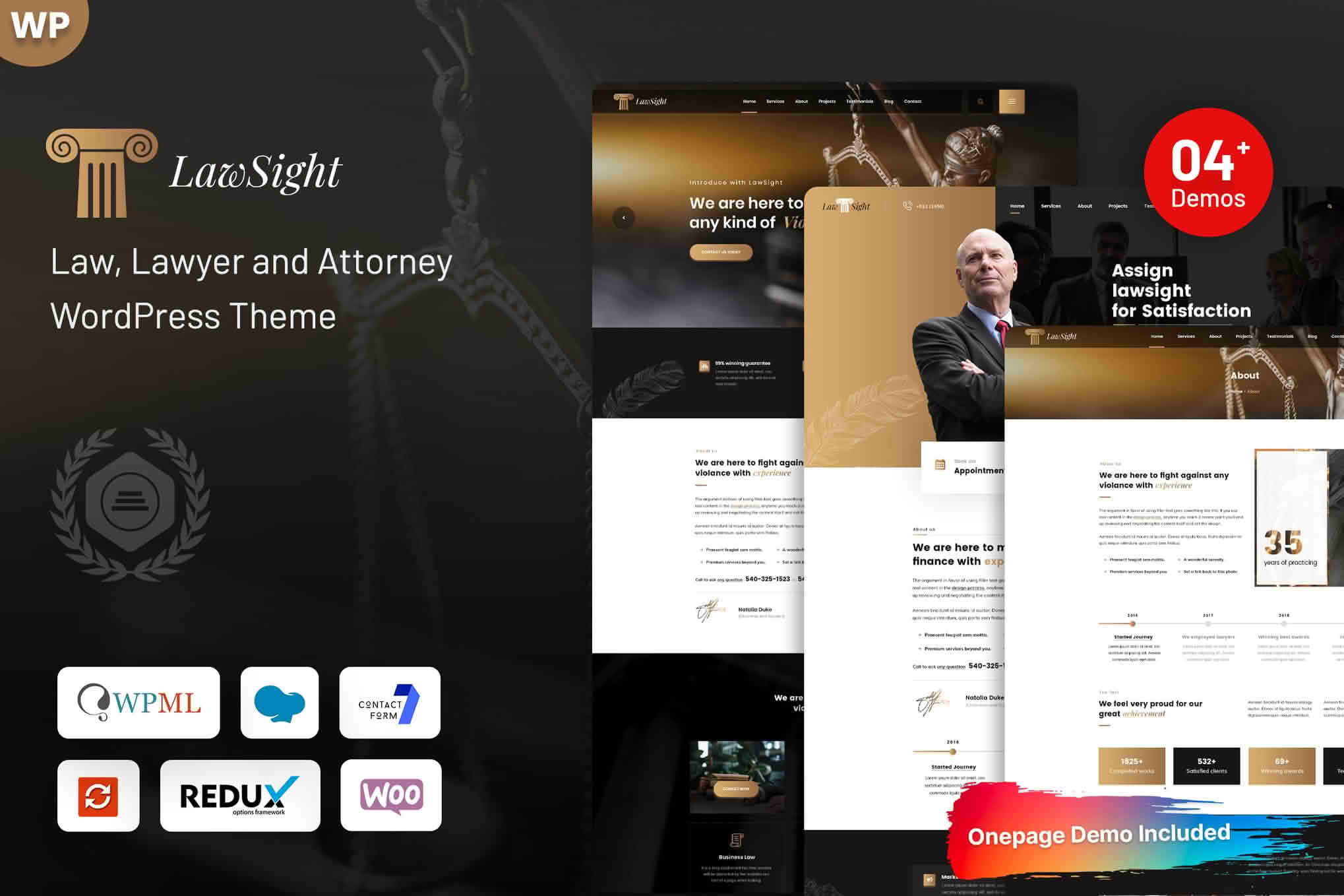 Download Lawsight - Law & Lawyer Theme GPL WordPress Plugin