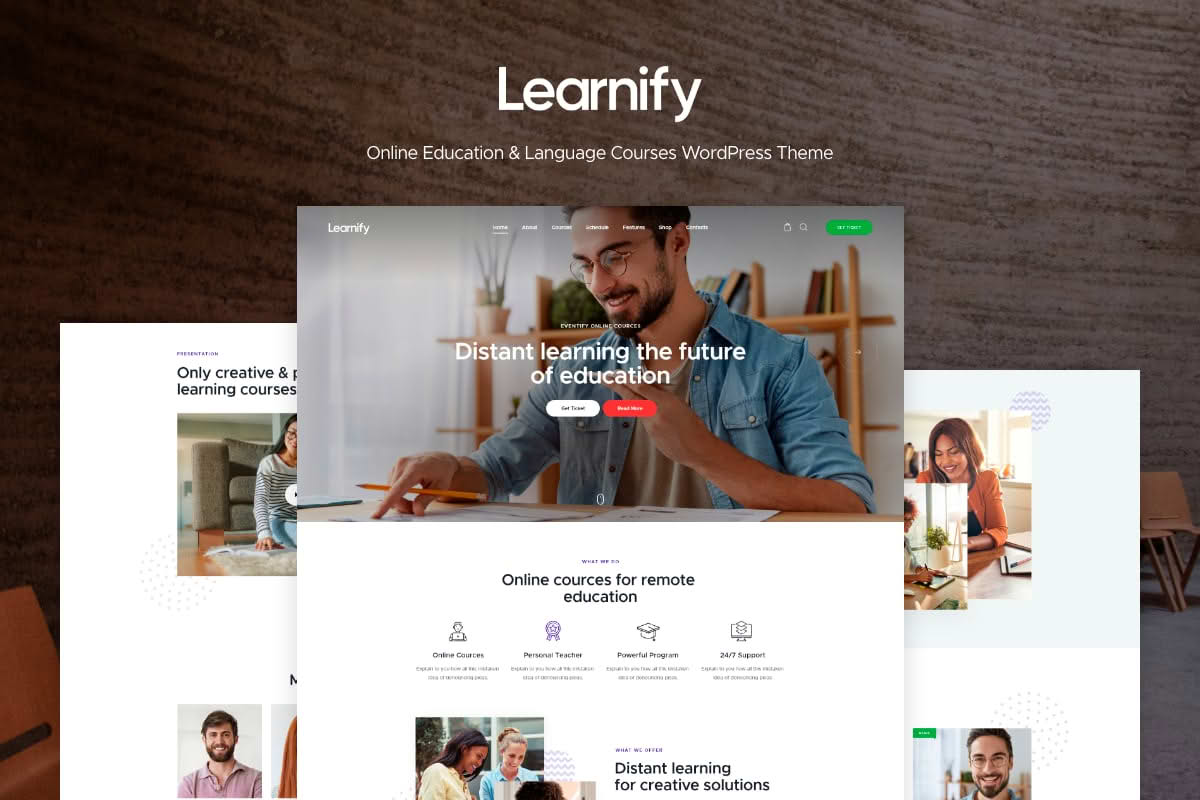 Download Learnify - Online Education Courses WordPress Theme GPL WordPress Plugin