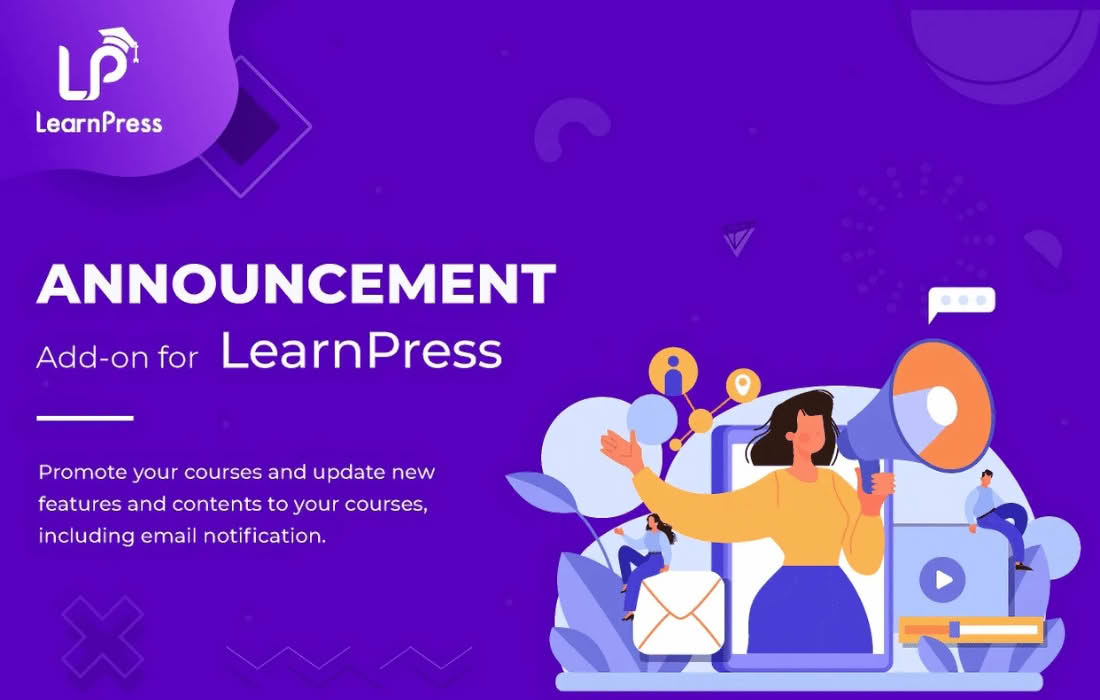 Download LearnPress Announcements Add-on