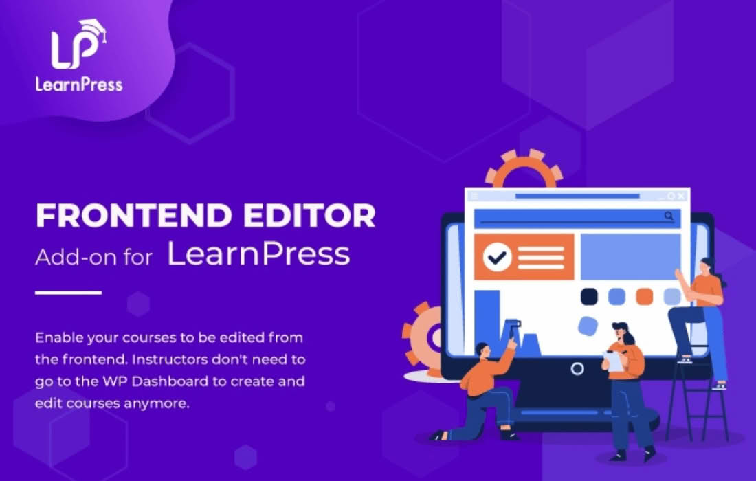 Download LearnPress Frontend Editor