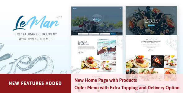 Download LeMar - Seafood Restaurant WordPress Theme GPL WordPress Plugin