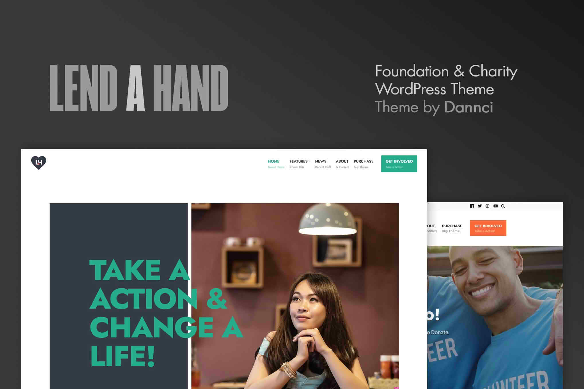 Lend a Hand - Foundation & Charity WordPress Theme