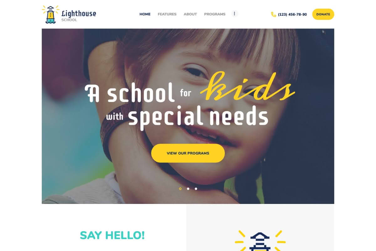 Download Lighthouse | School for Handicapped Kids WP Theme GPL WordPress Plugin