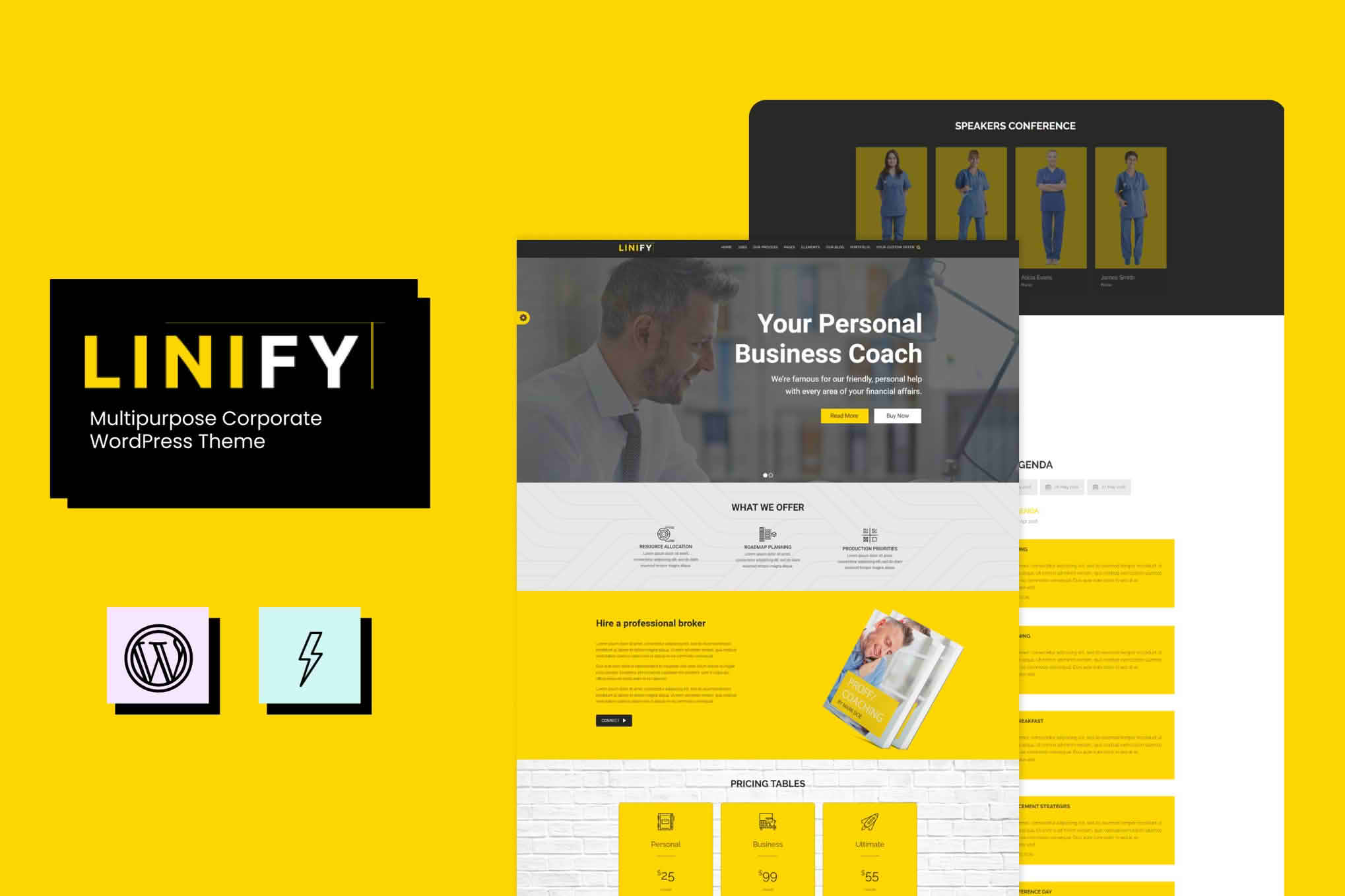 Download Linify - Multipurpose Corporate WordPress Theme GPL WordPress Plugin