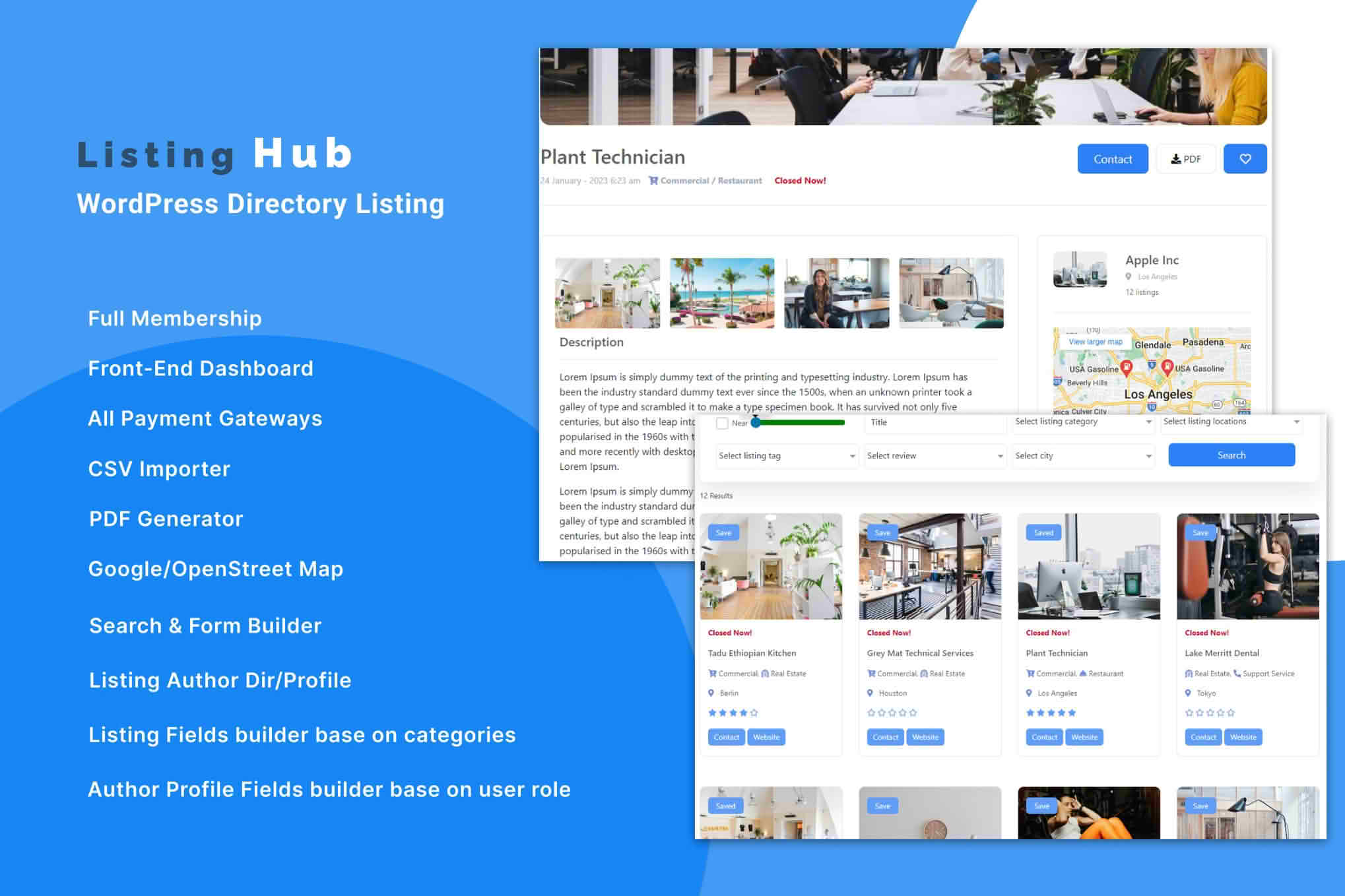 Download ListingHub - WordPress Business Directory Listing