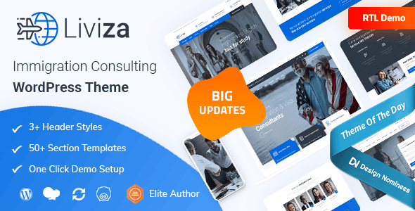 Download Liviza - Immigration Consulting WordPress Theme GPL WordPress Plugin