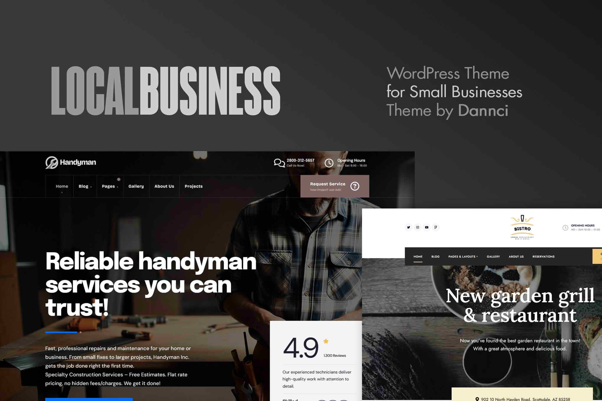 Local Business - WordPress Theme for Small Busines