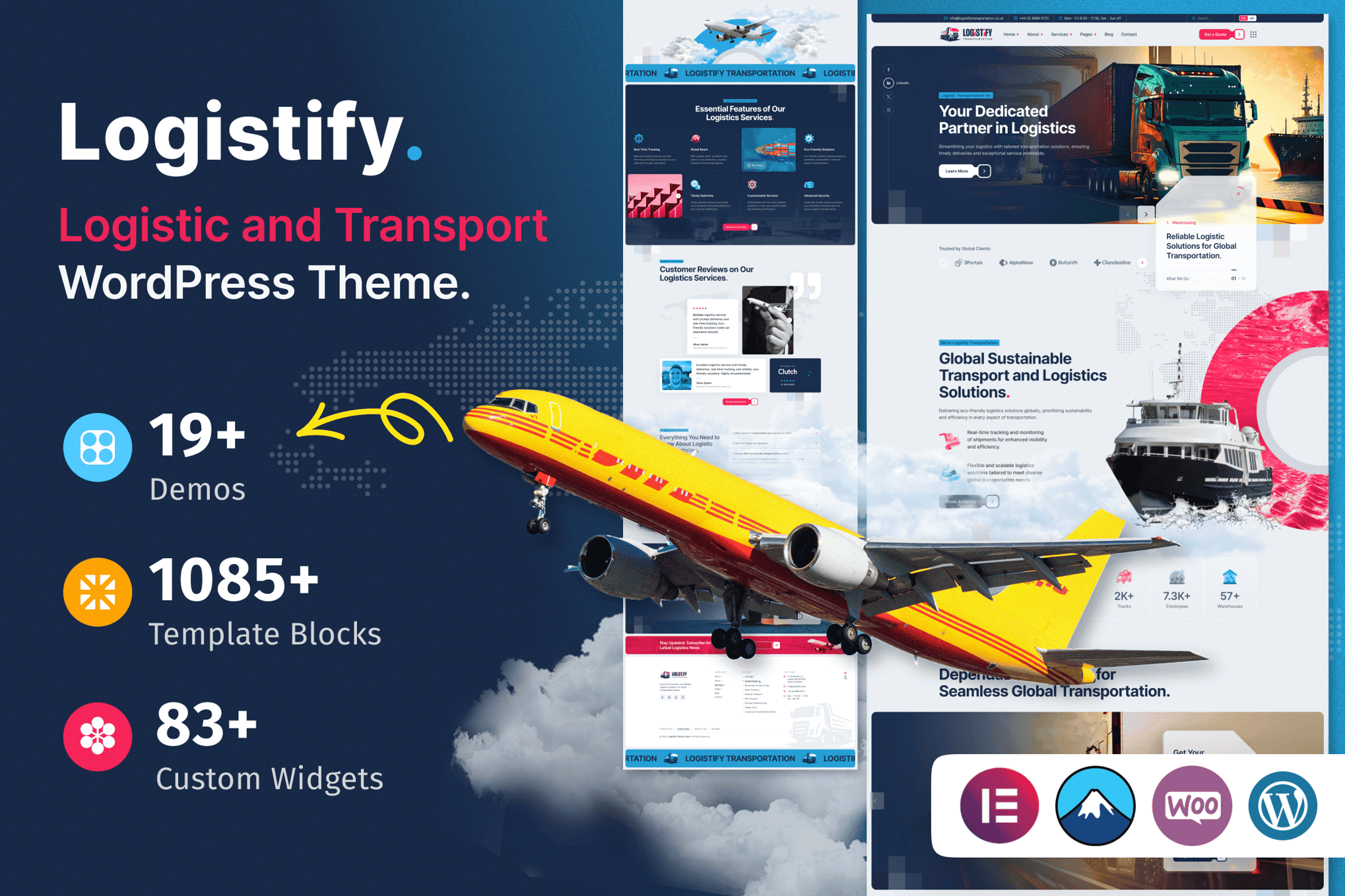 Logistify - Transportation & Logistics WordPress