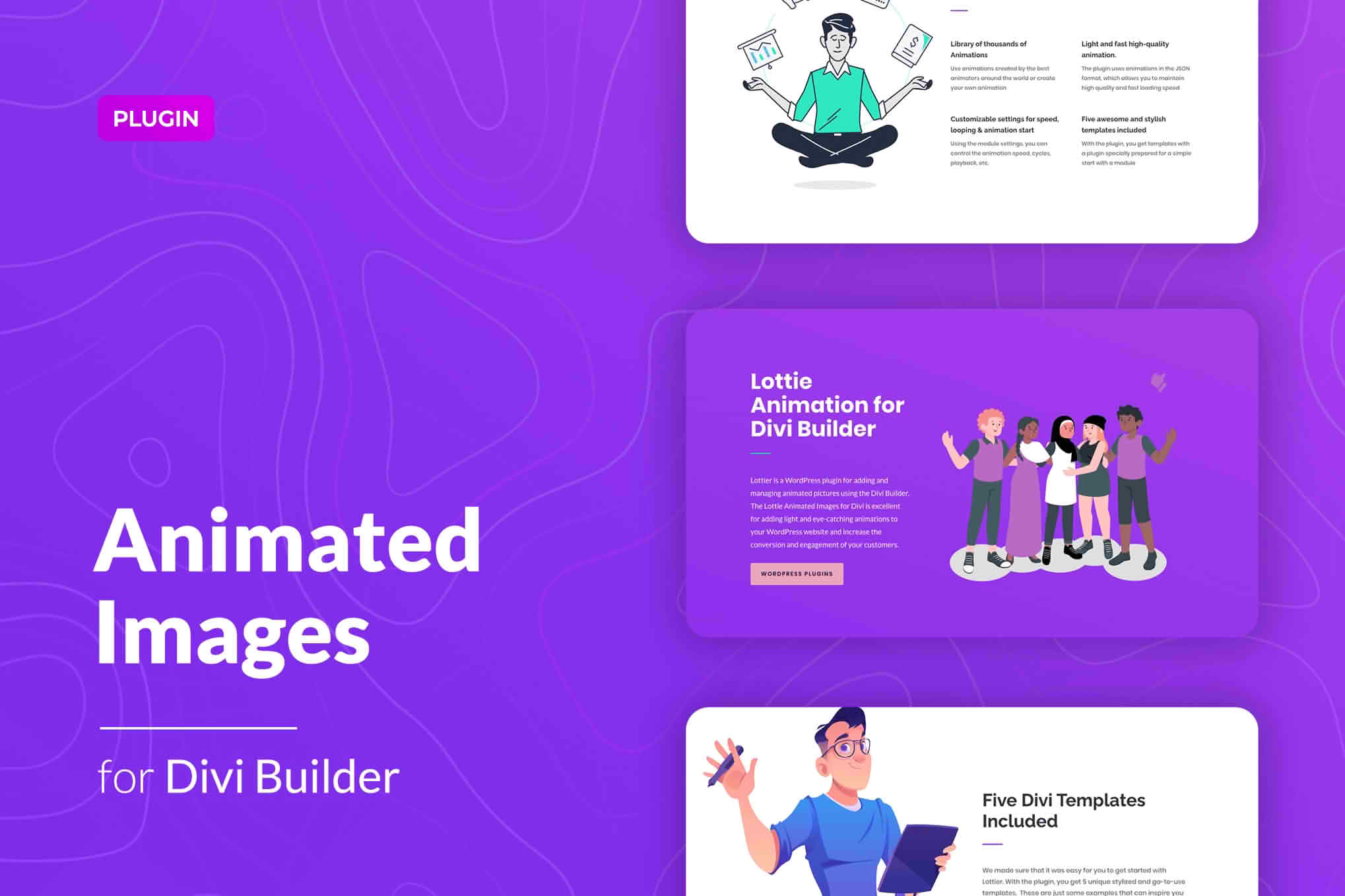 Download Lottie Animated Images for Divi Builder