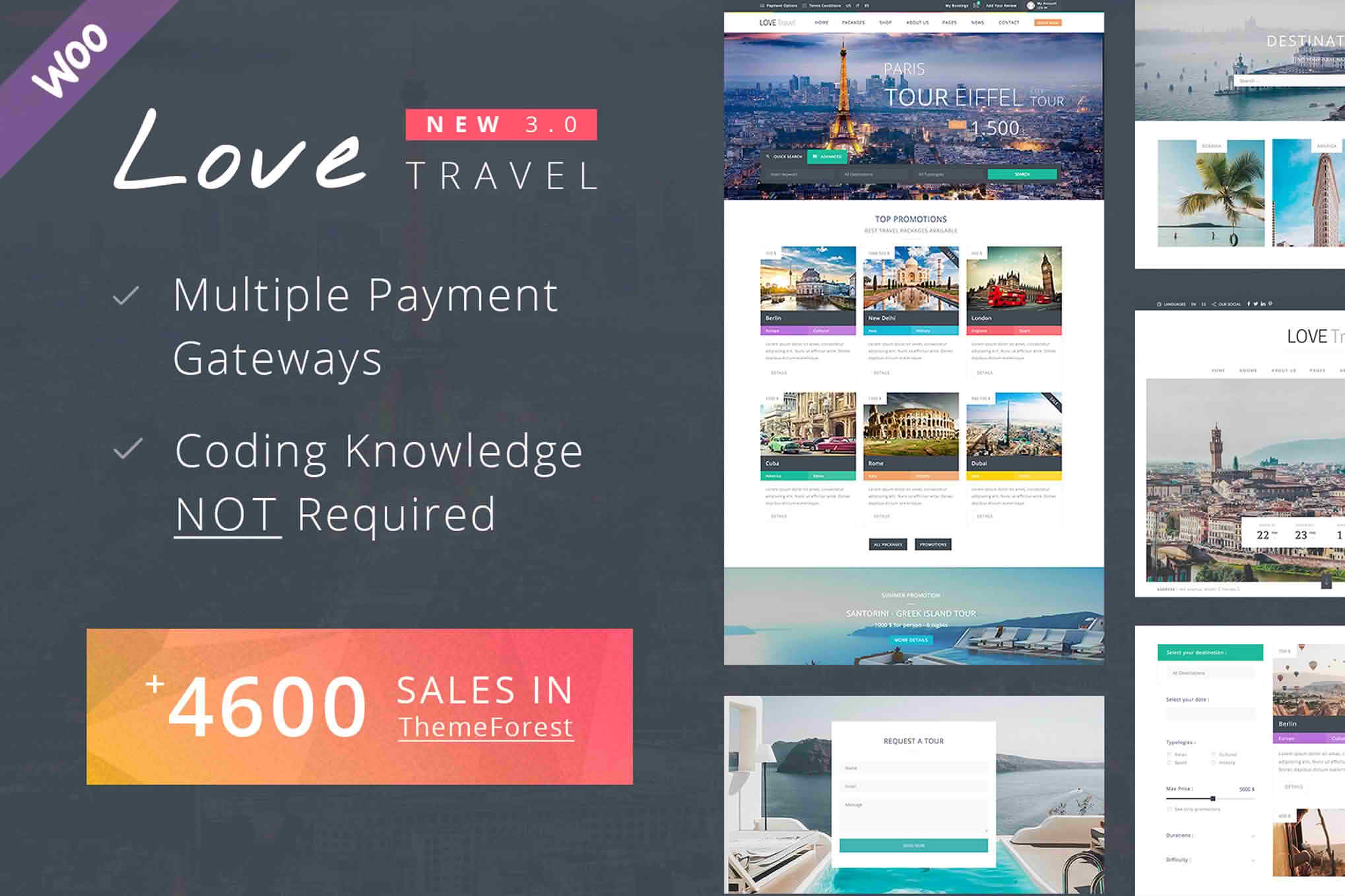 Download Love Travel - Theme GPL WordPress Plugin