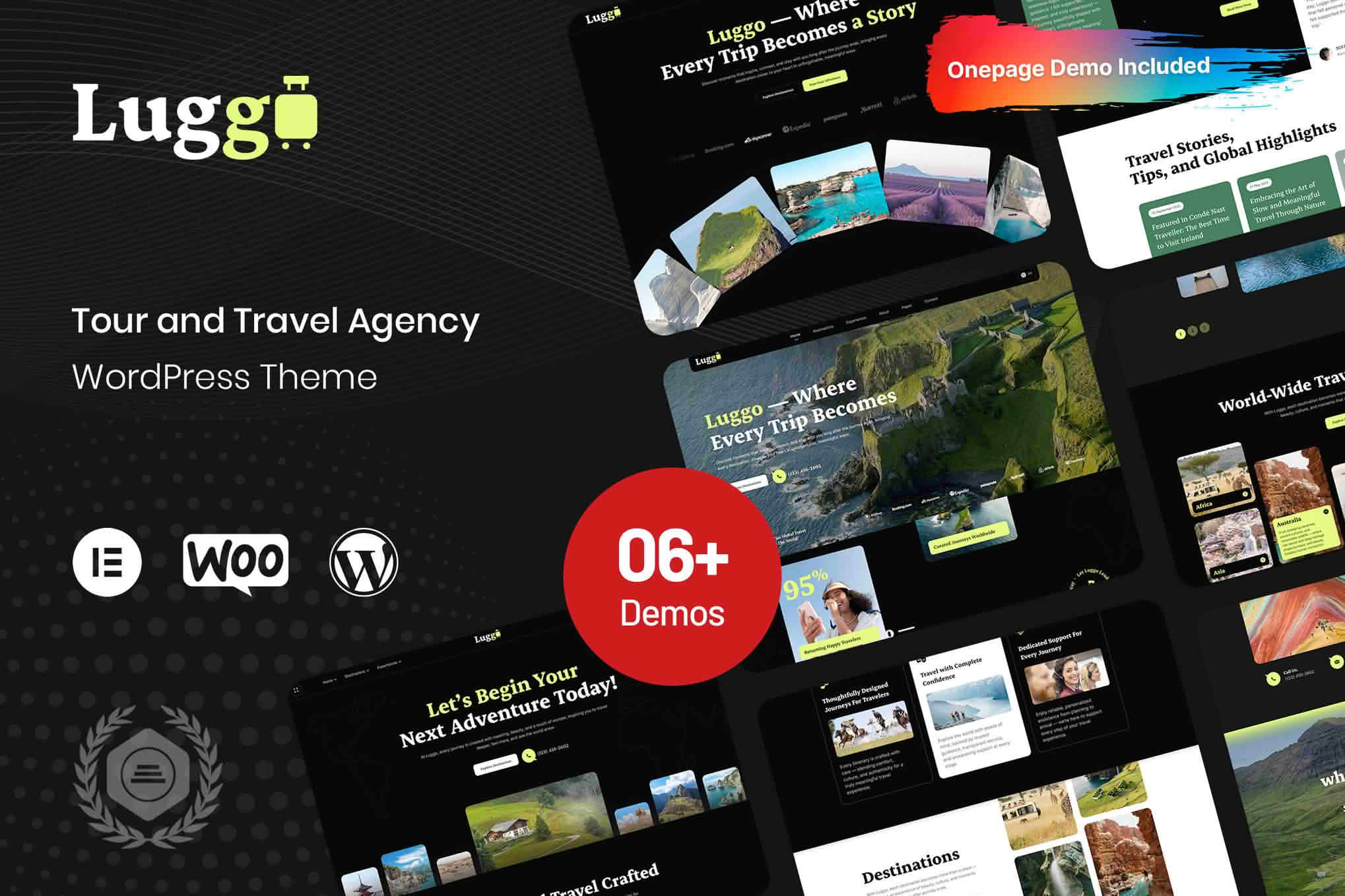 Luggo - Tour and Travel Agency WordPress Theme