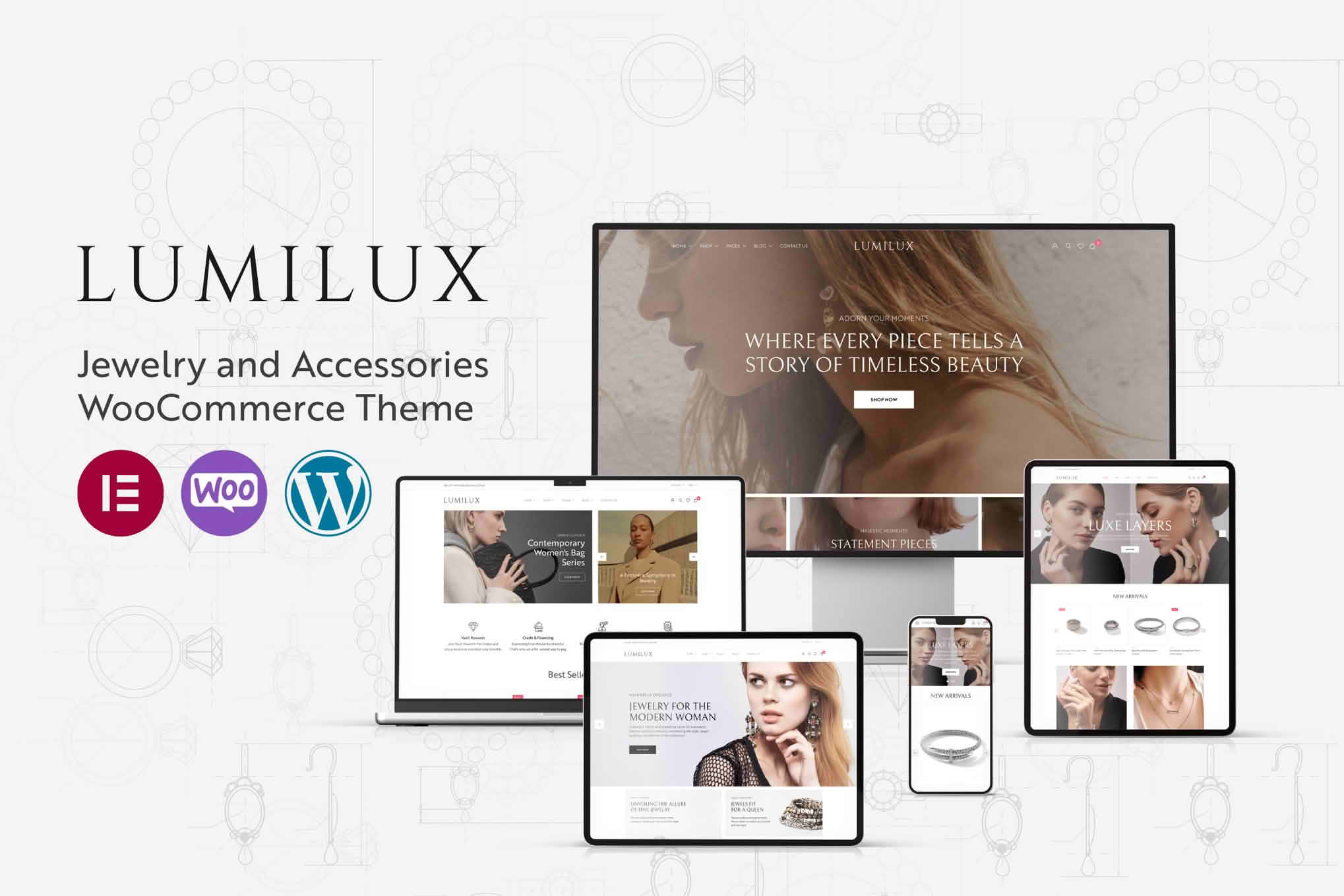 Download Lumilux - Jewelry and Accessories WooCommerce Theme GPL WordPress Plugin