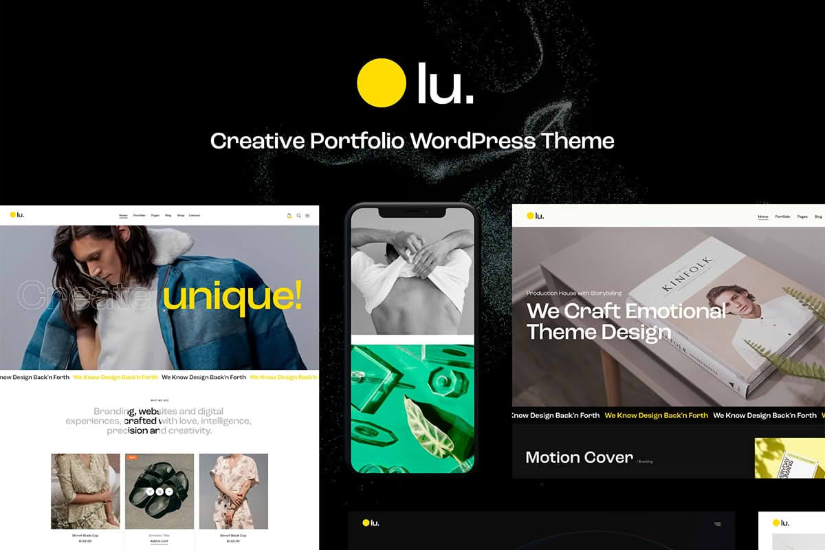 Download Lunna - Creative Portfolio WordPress Theme GPL WordPress Plugin
