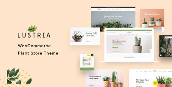 Download Lustria - MultiPurpose Plant Store WordPress Theme GPL WordPress Plugin
